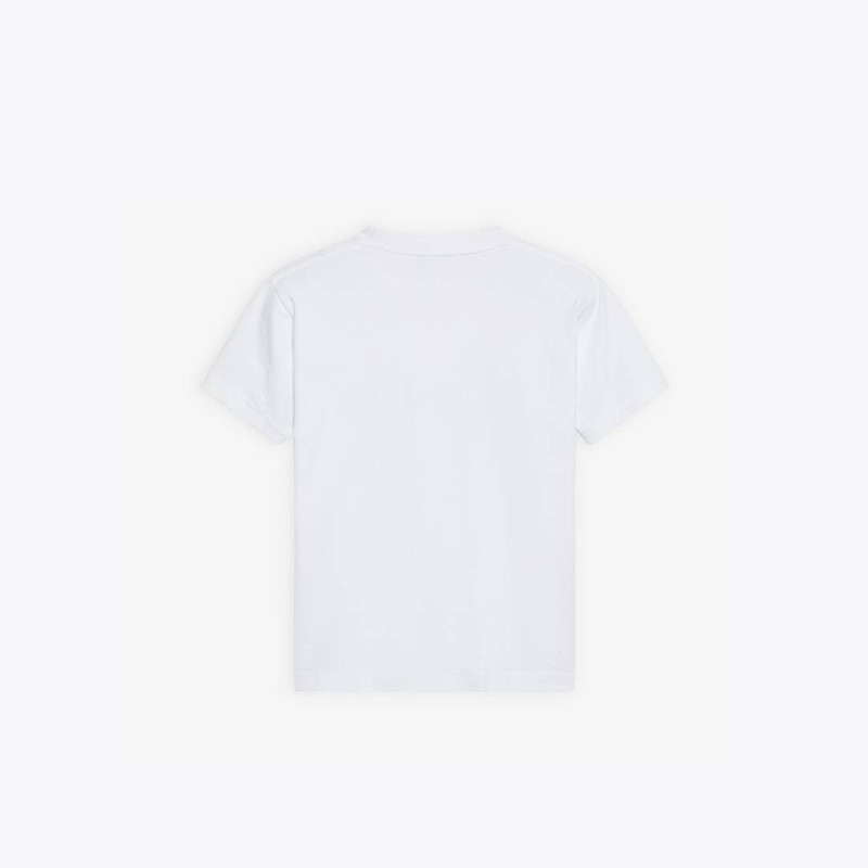 BALENCIAGA Women's New Copyright Small Fit T-shirt in White outlook