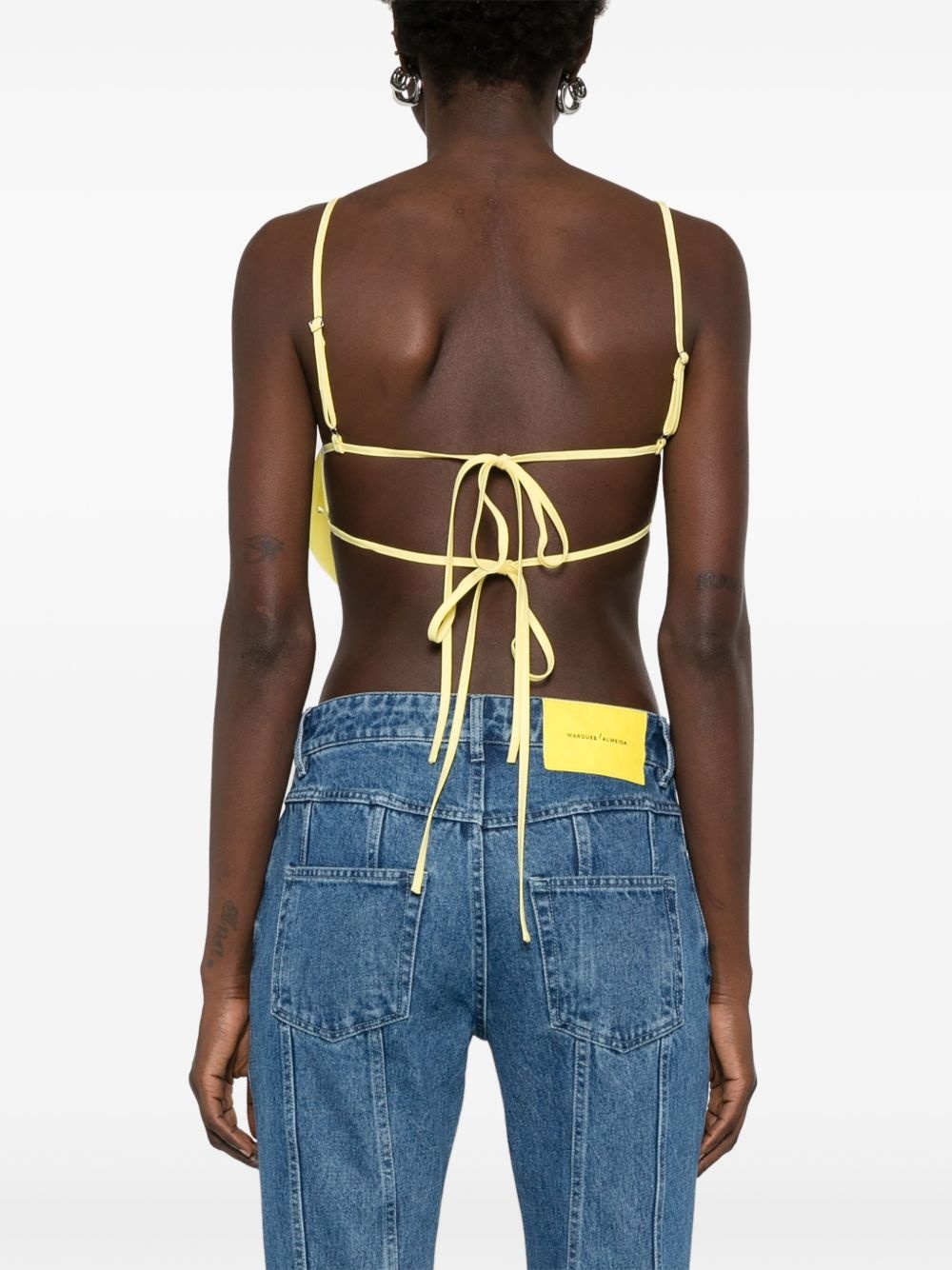 floral-appliqué top - 4
