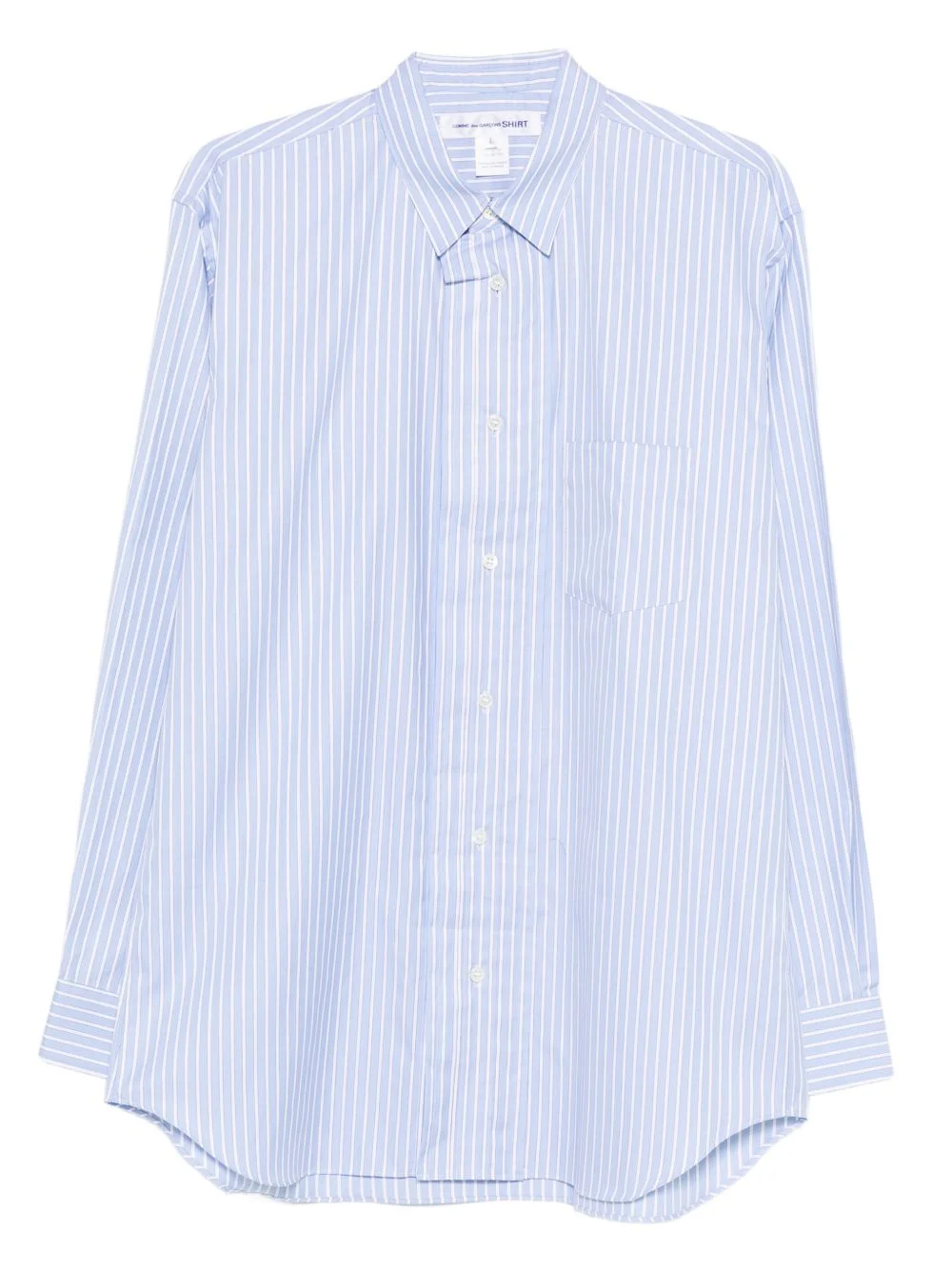 pocket striped shirt - 1