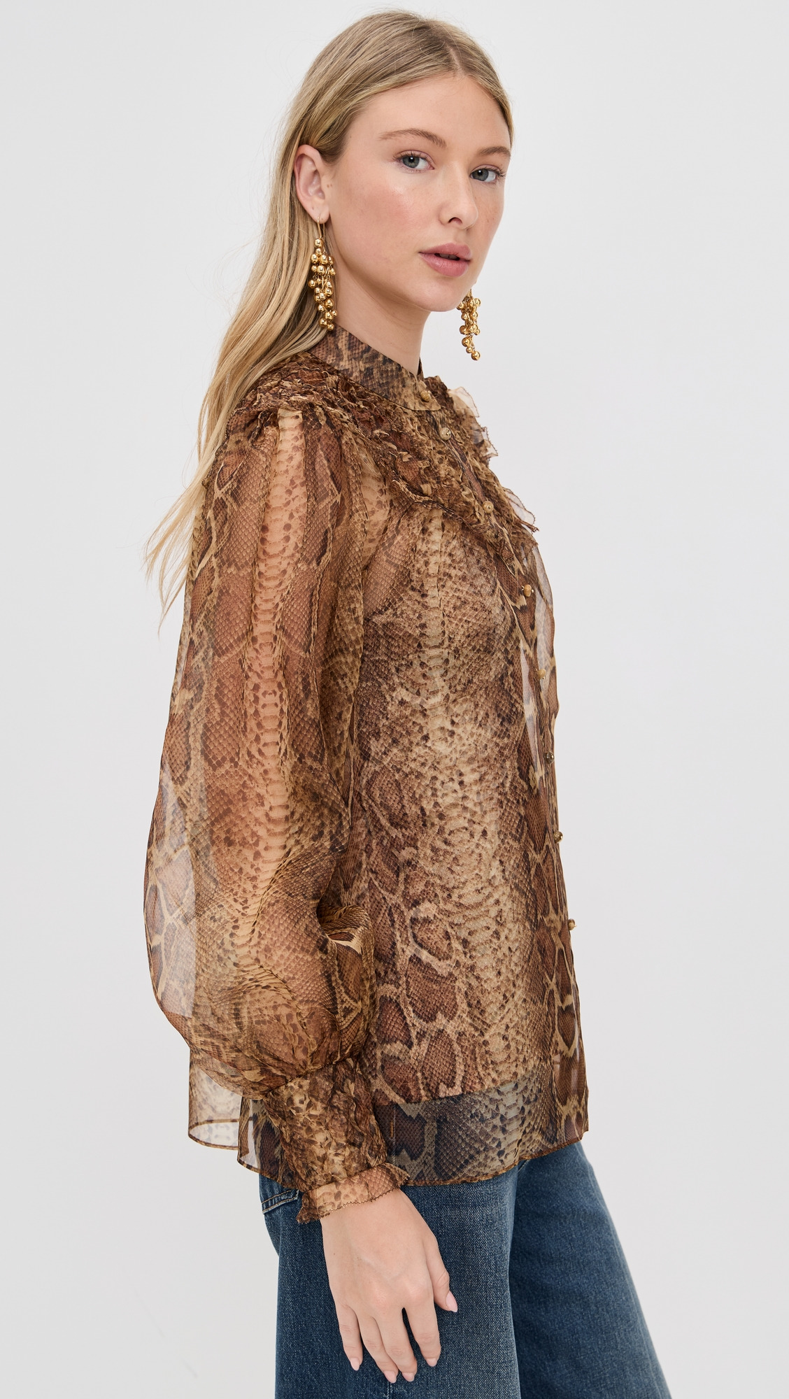 Hypnotic Smocked Blouse - 3