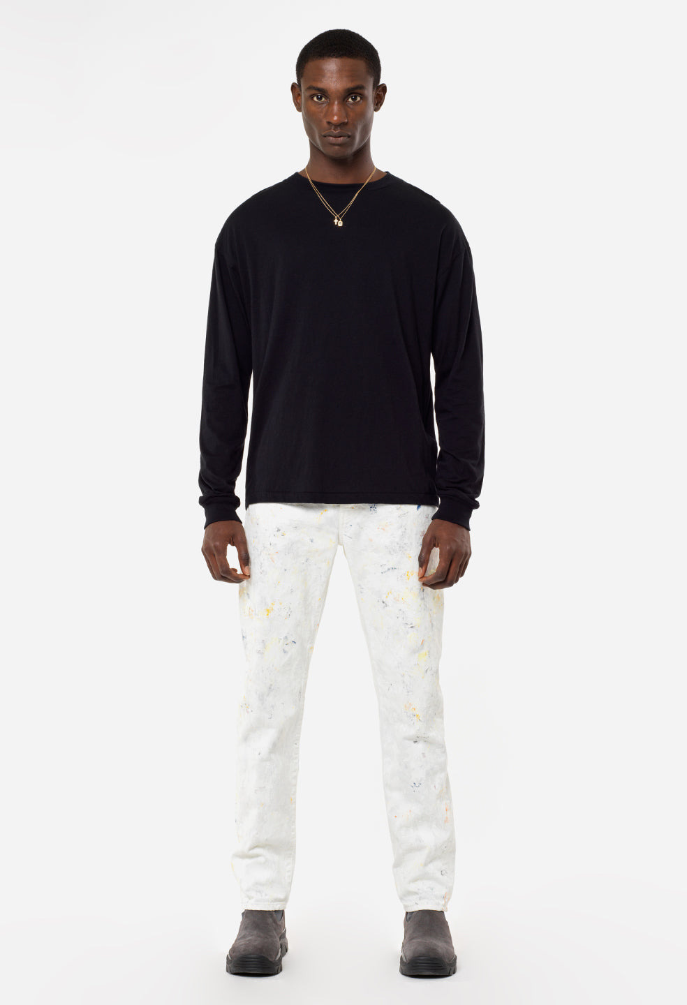 COTTON CASHMERE PULLOVER - 3