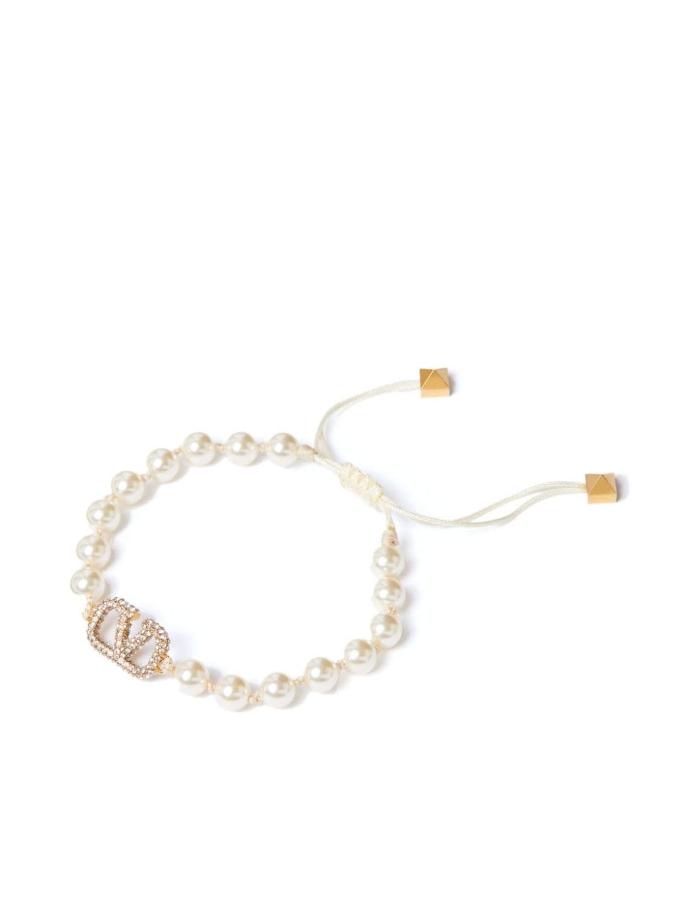 VLogo Signature faux-pearl bracelet - 3