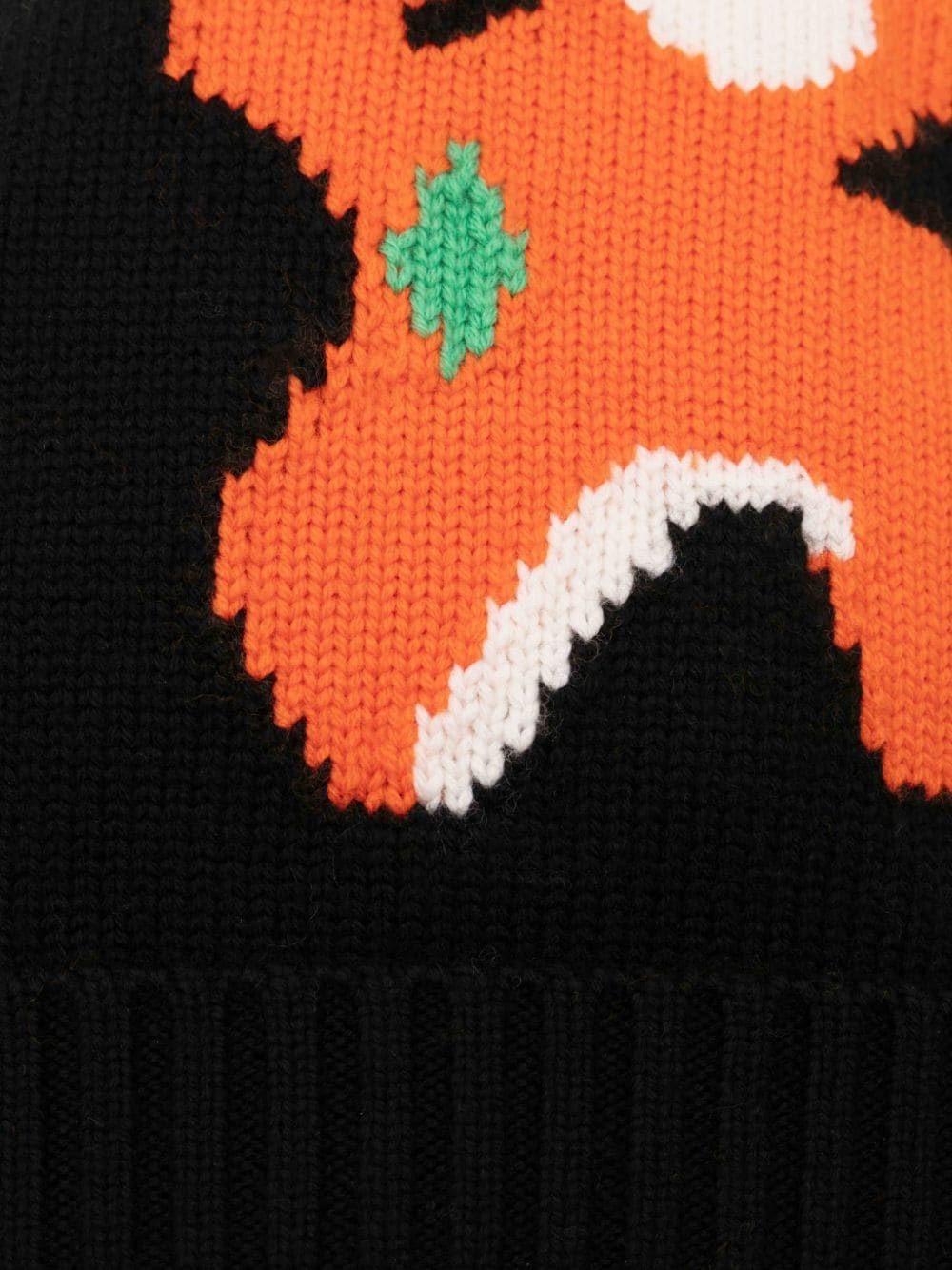 INTARSIA BEANIE HAT WITH ELEPHANT MOTIF - 3