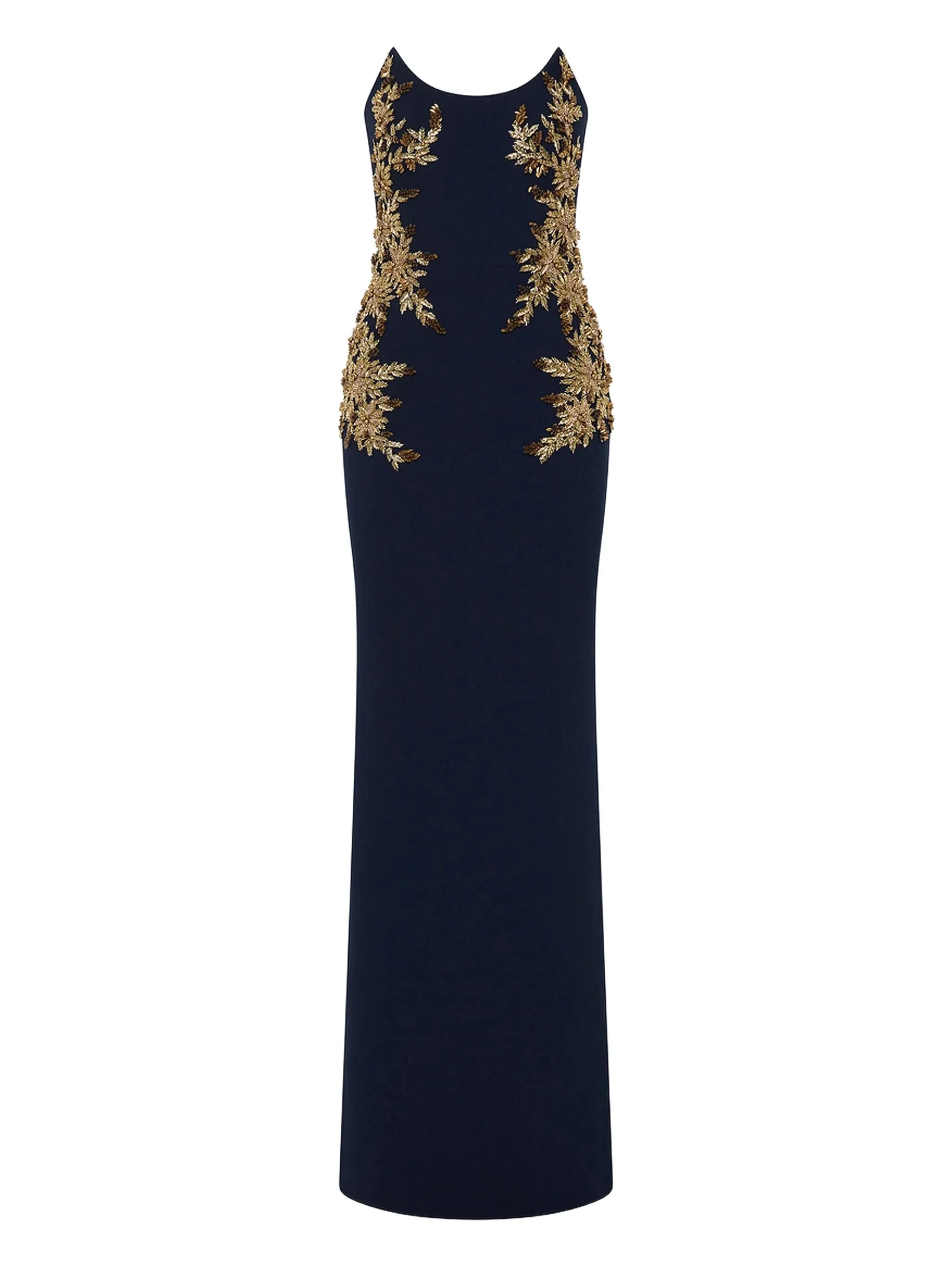 Rebecca Vallance Embellished Strapless Gown - 1
