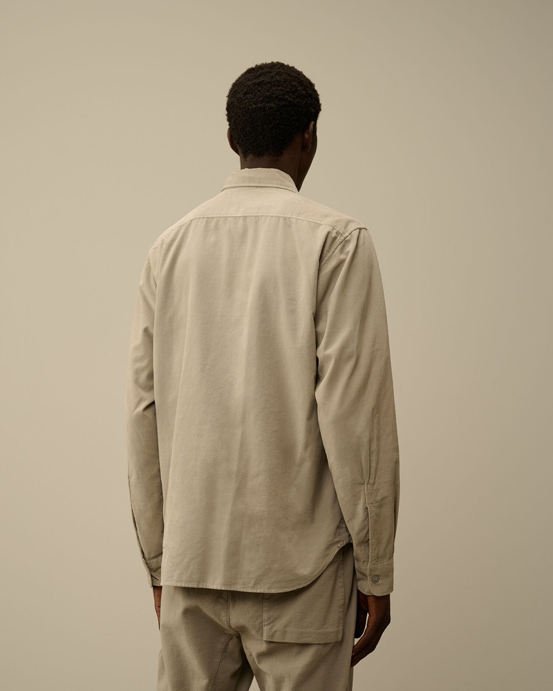 Corduroy Single Pocket Shirt 3