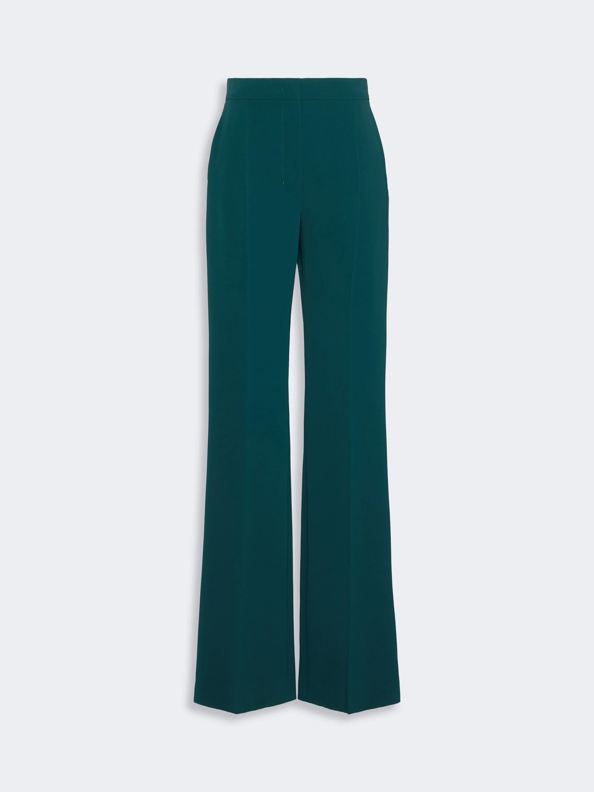 ELISEO Tuxedo-style cady trousers - DARK GREEN - 1