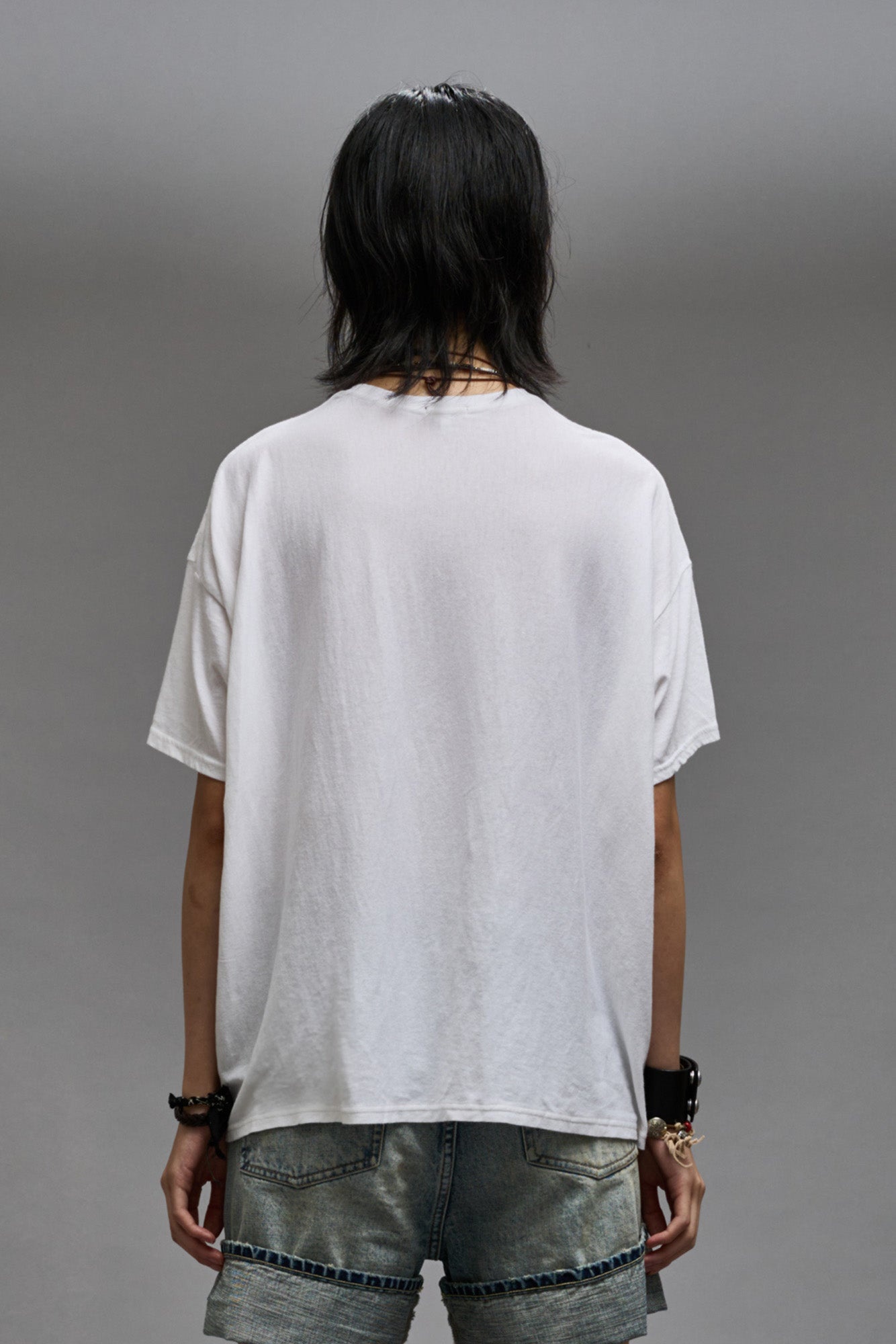 R13 BROOKLYN RELAXED T - ECRU - 4