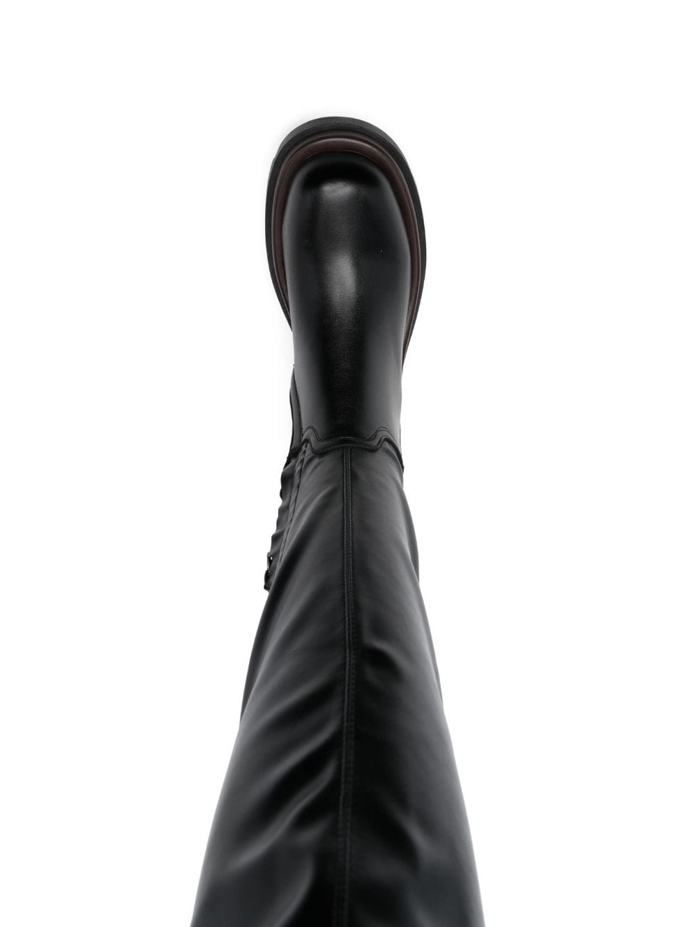 leather knee-high boots - 4
