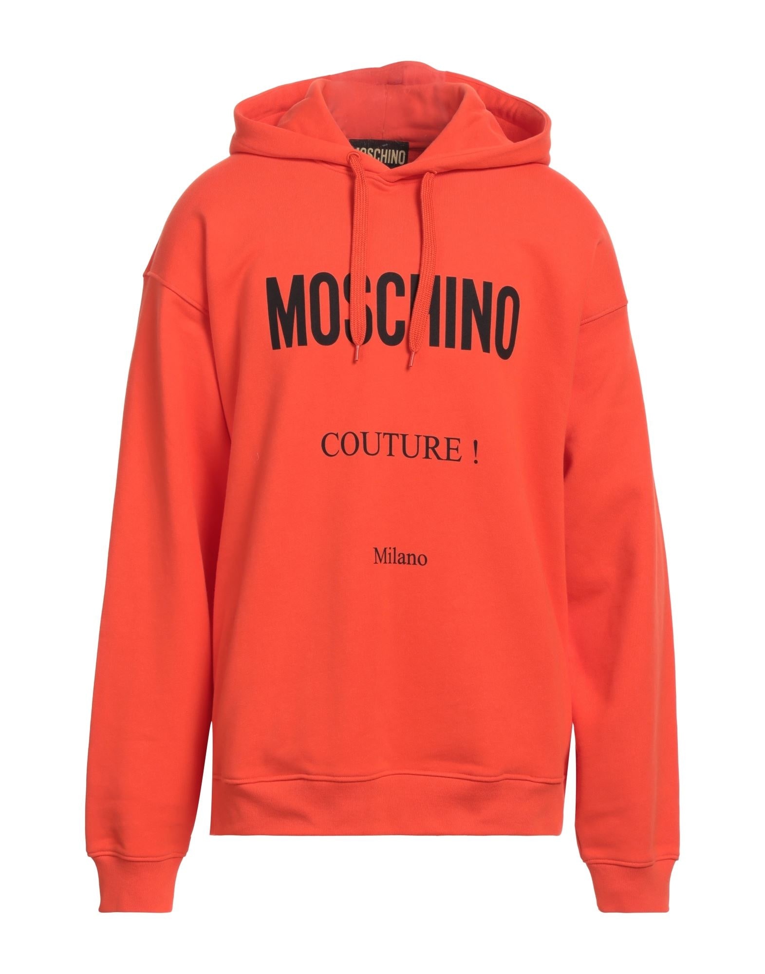 Orange Men's Hooded Sweatshirt - 1