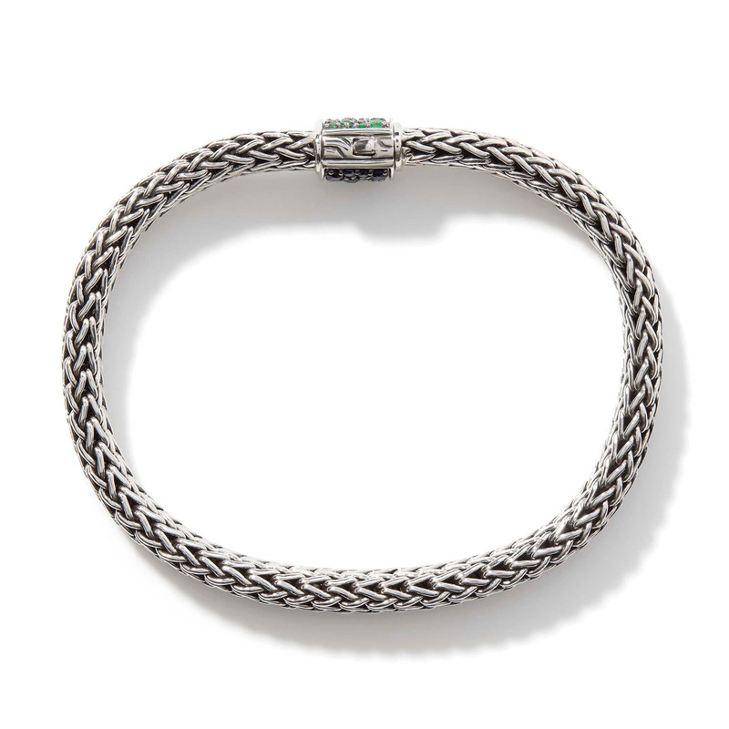 Icon Bracelet, Sterling Silver, Reversible Gemstones, 6.5MM 4