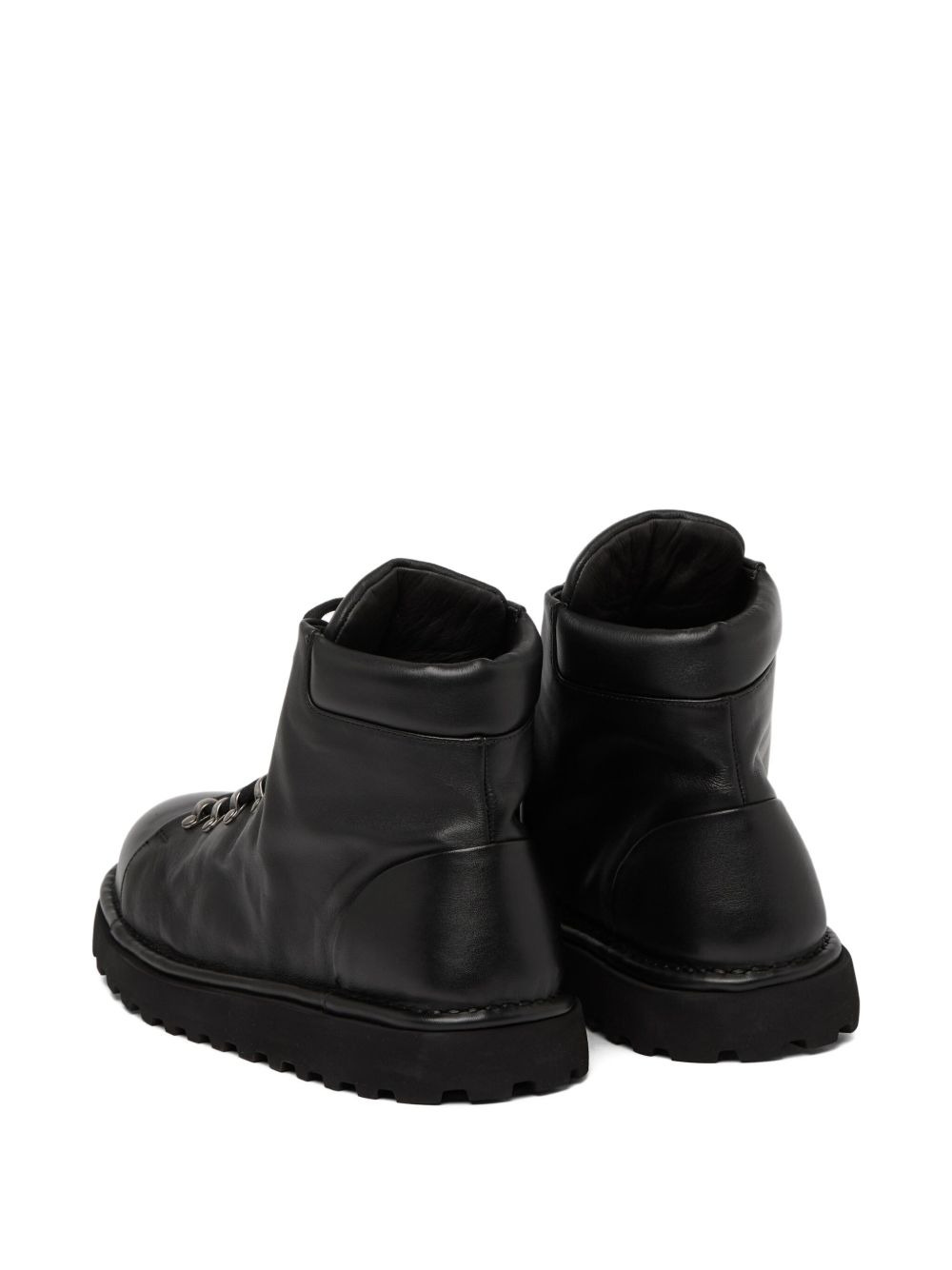 lace-up metal-eyelet boots - 3