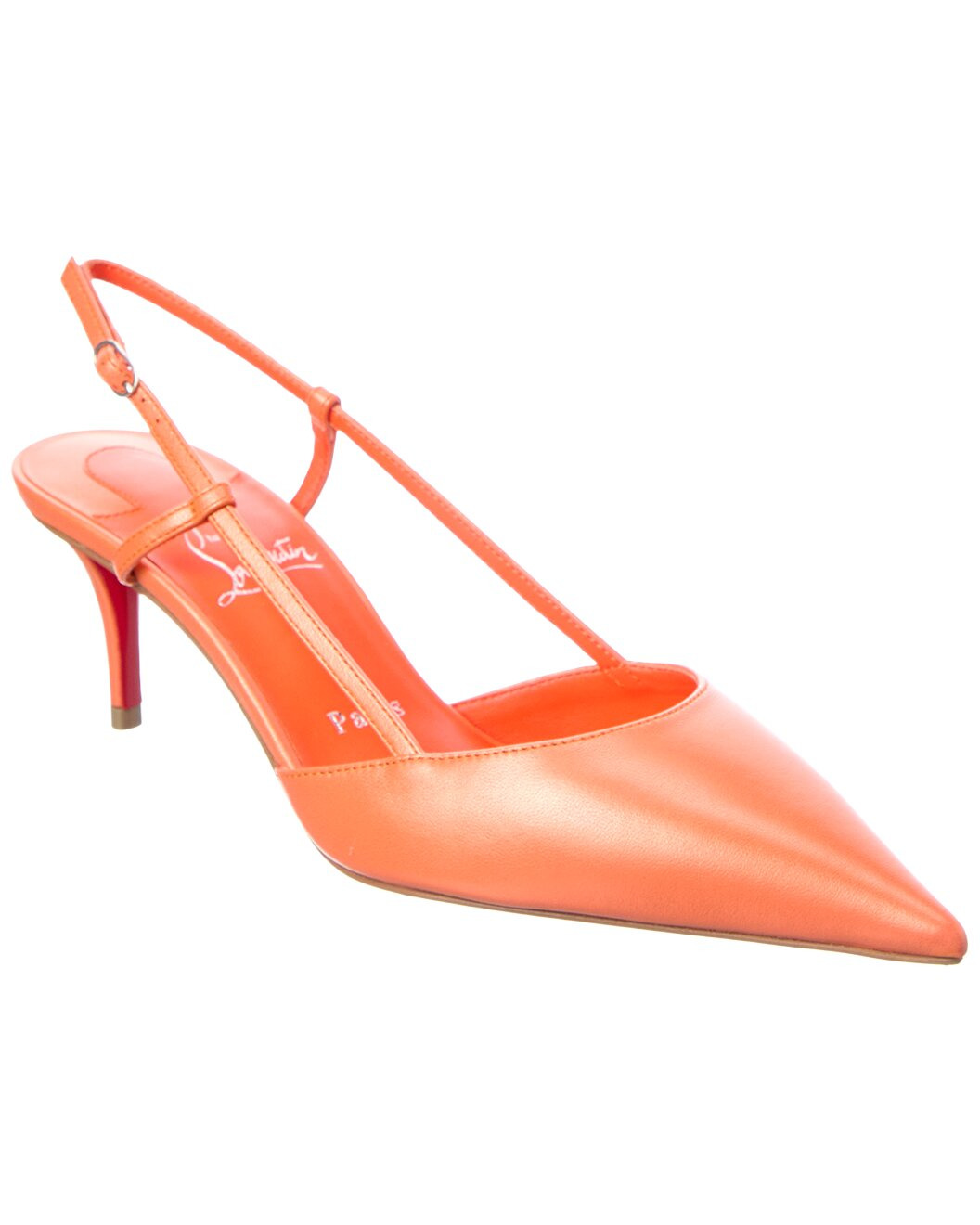 Christian Louboutin Leather Slingback Pump - 1