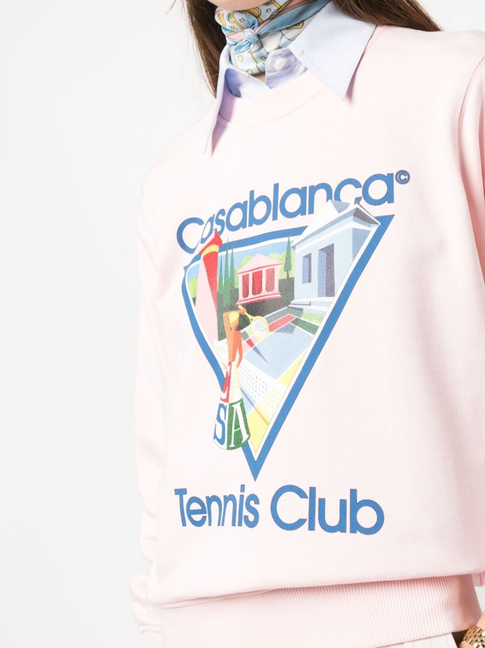 Tennis Club print sweatshirt - 5