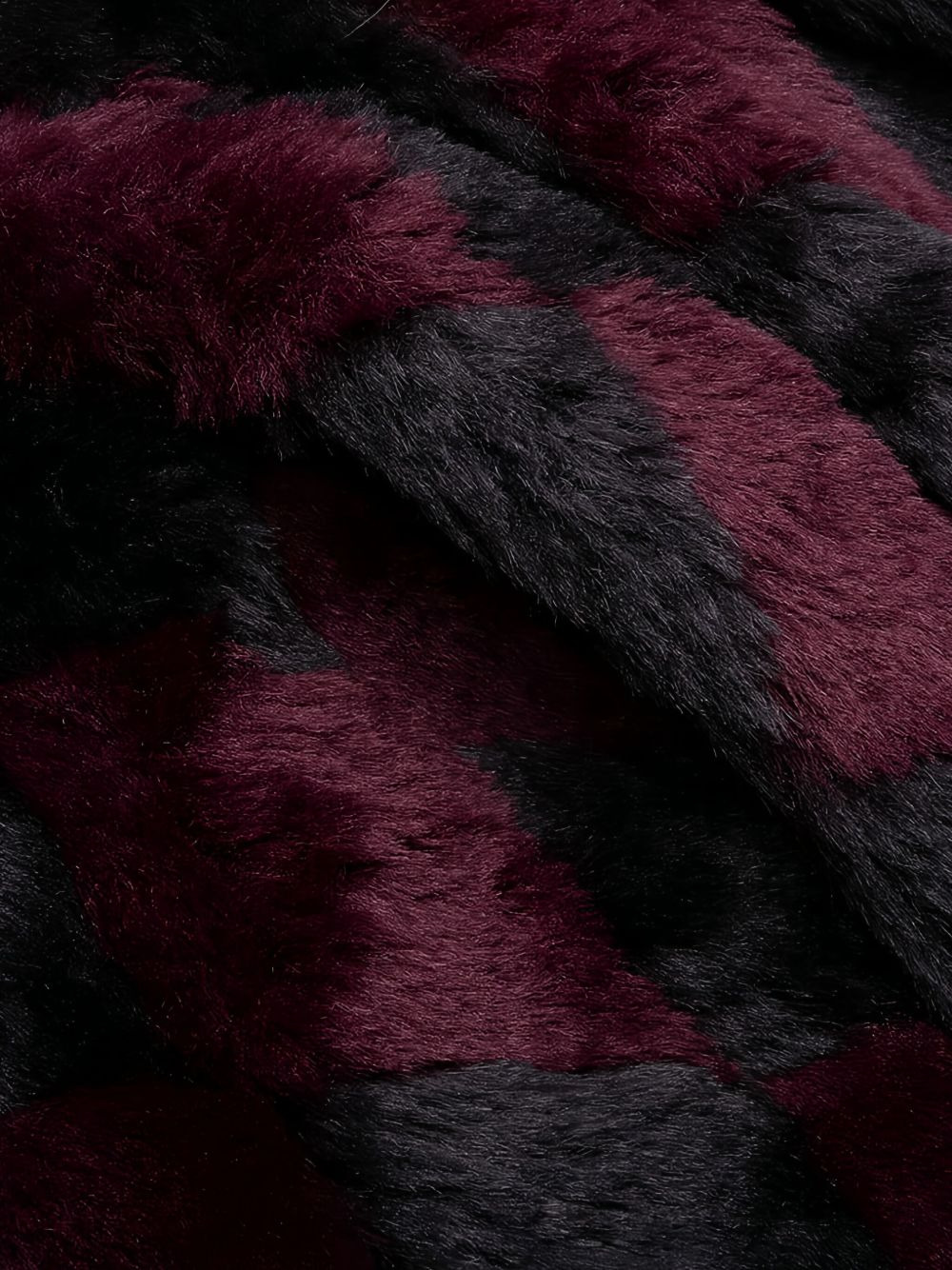 double-breasted diamond-pattern coat - 4