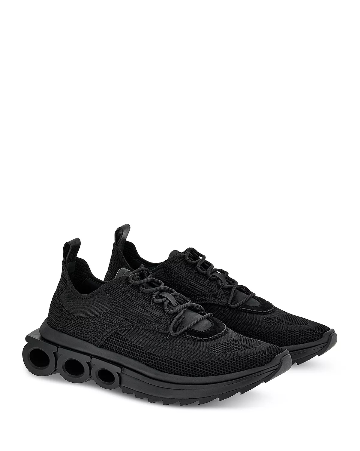 Men's Nima Knit Lace Up Sneakers - 3
