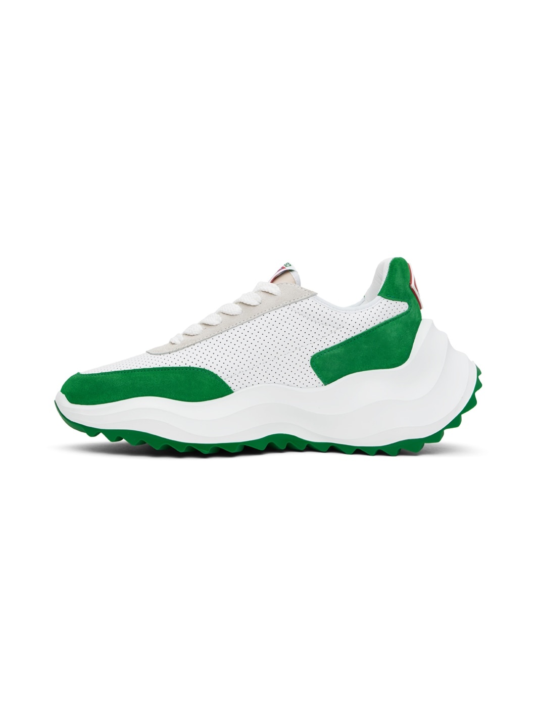Green & White Atlantis Sneakers - 3