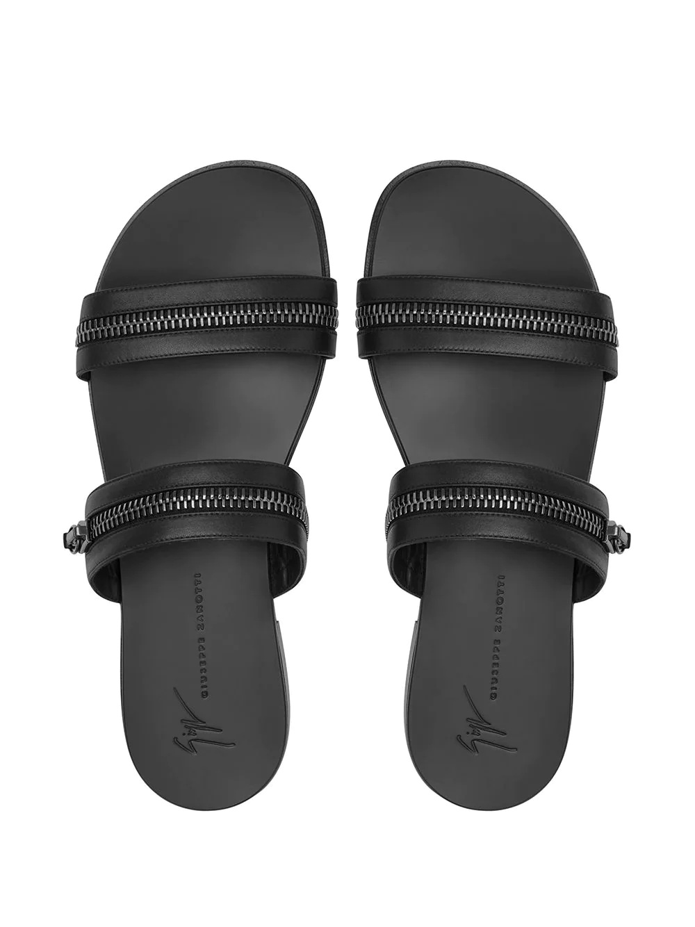 Brad zip-detail sandals - 4