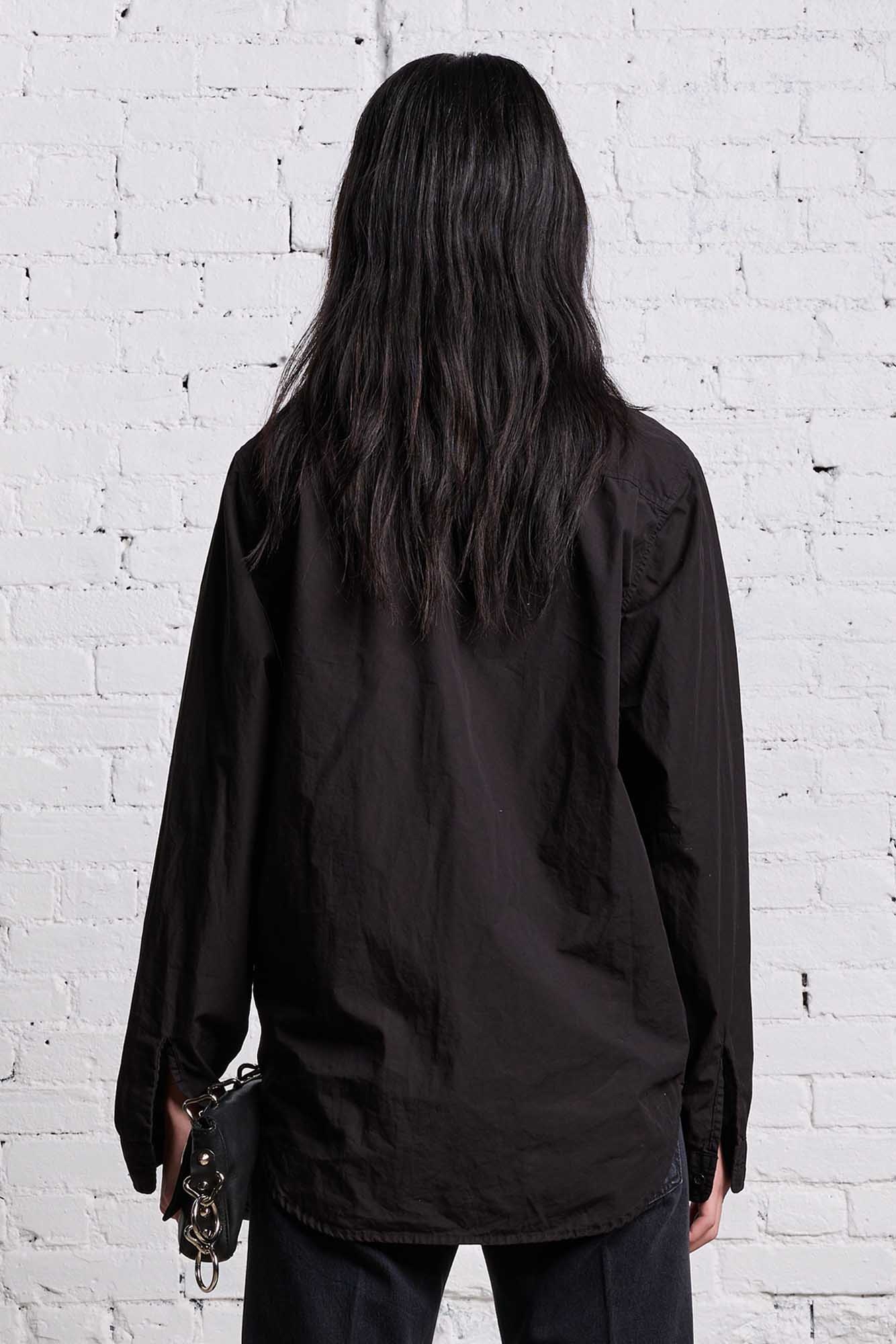 FOLDOUT SHIRT - BLACK OVERDYE - 7