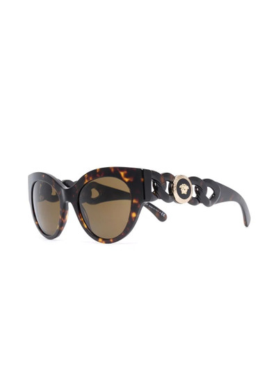 VERSACE chain sculpted sunglasses outlook