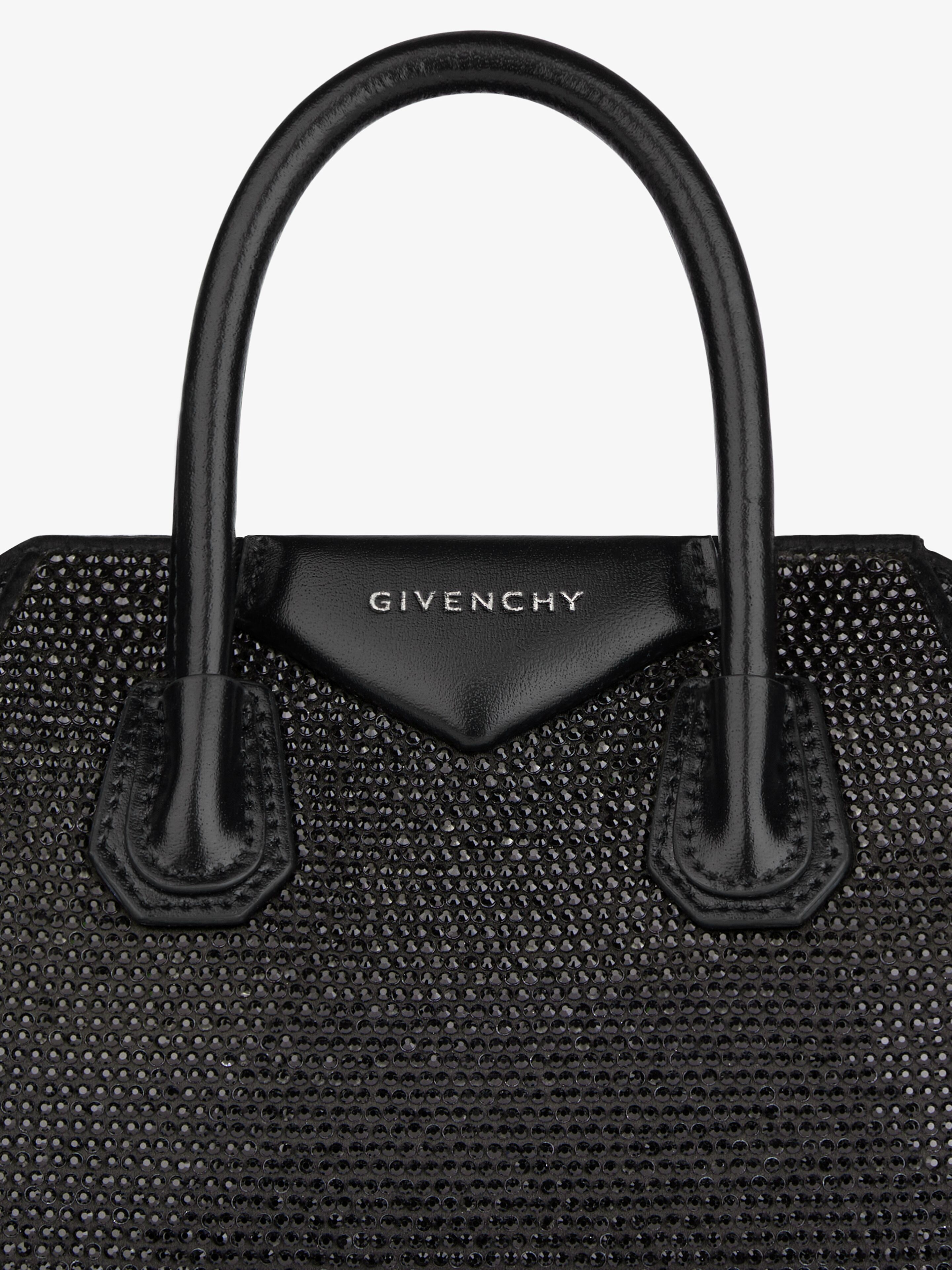ANTIGONA TOY BAG IN SATIN WITH STRASS - 6
