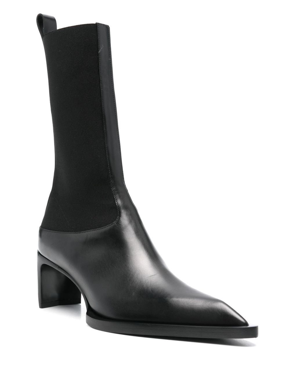 60mm leather Chelsea ankle boots - 2
