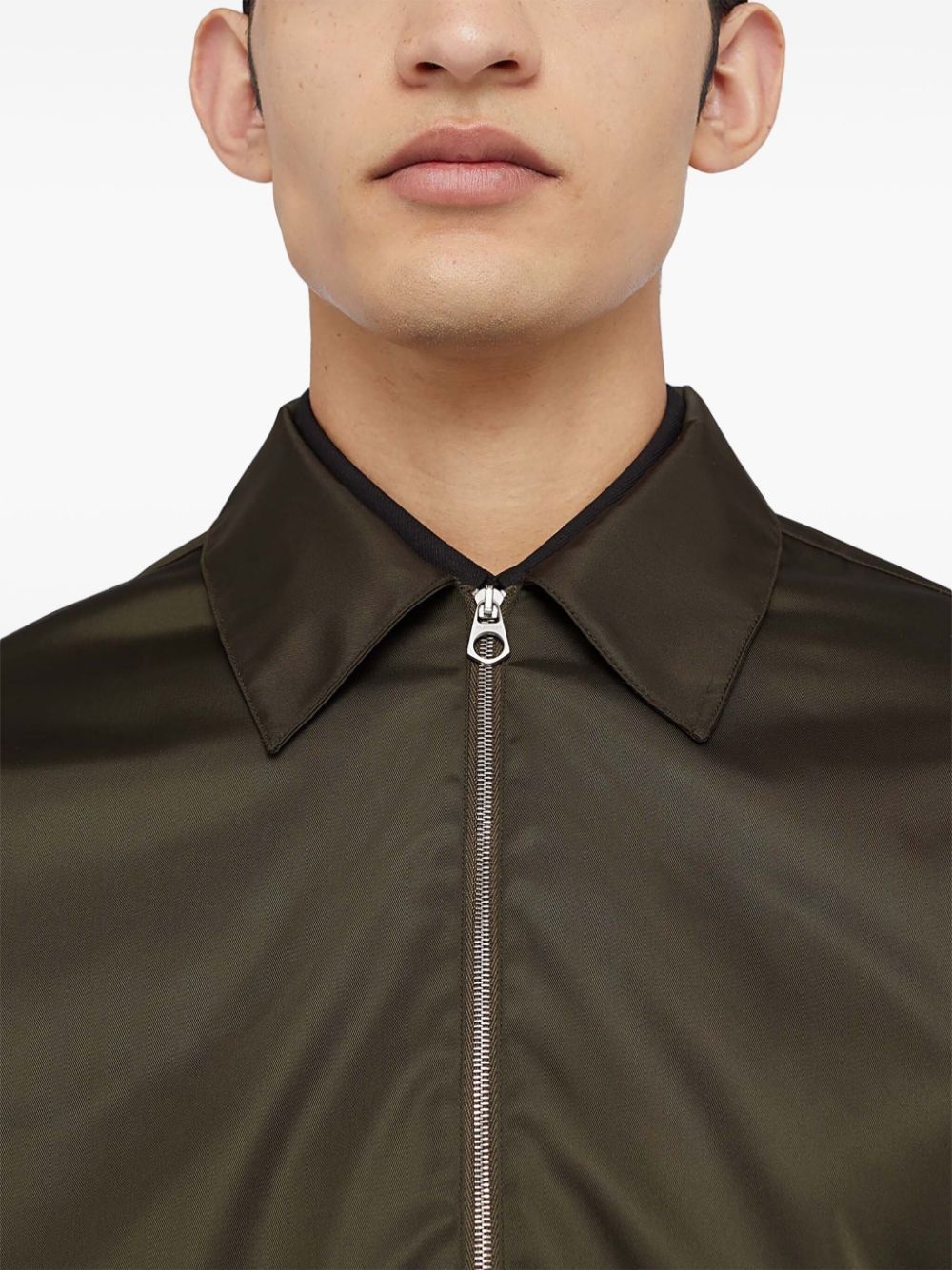 zip-up shirt jacket - 5