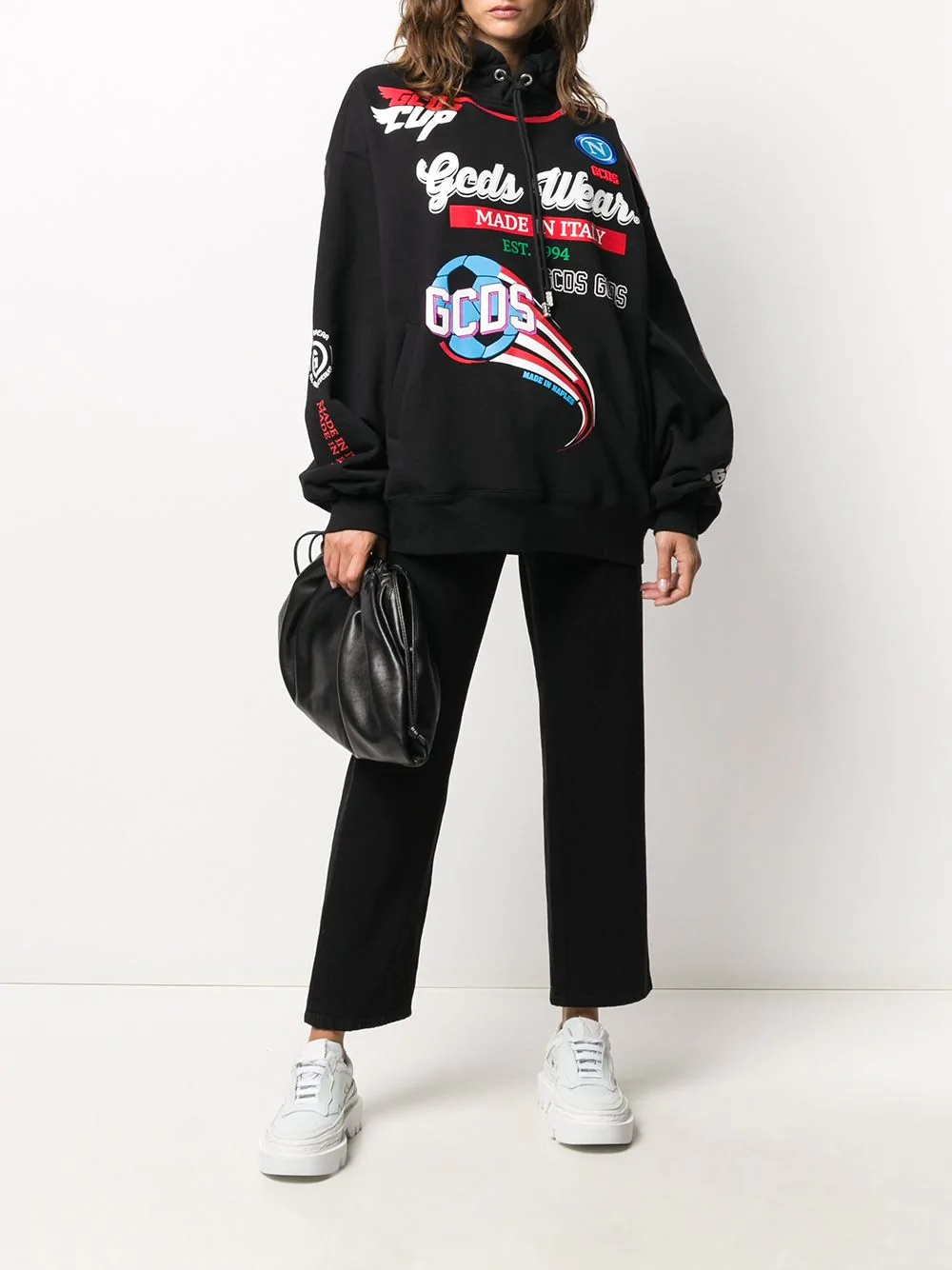 logo print sweatshirt - 3