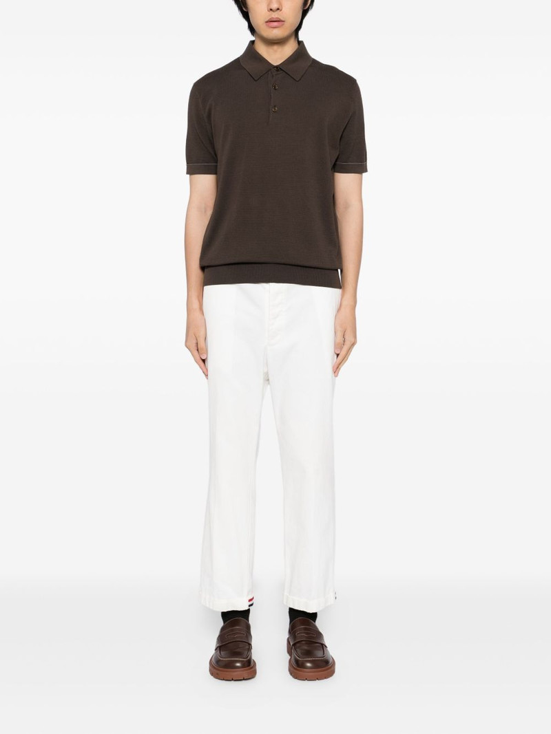 Brioni knitted polo shirt outlook