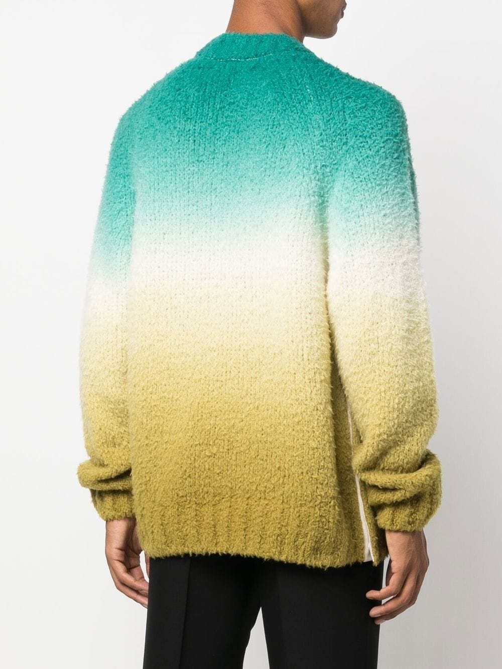 gradient-effect knitted jumper - 4