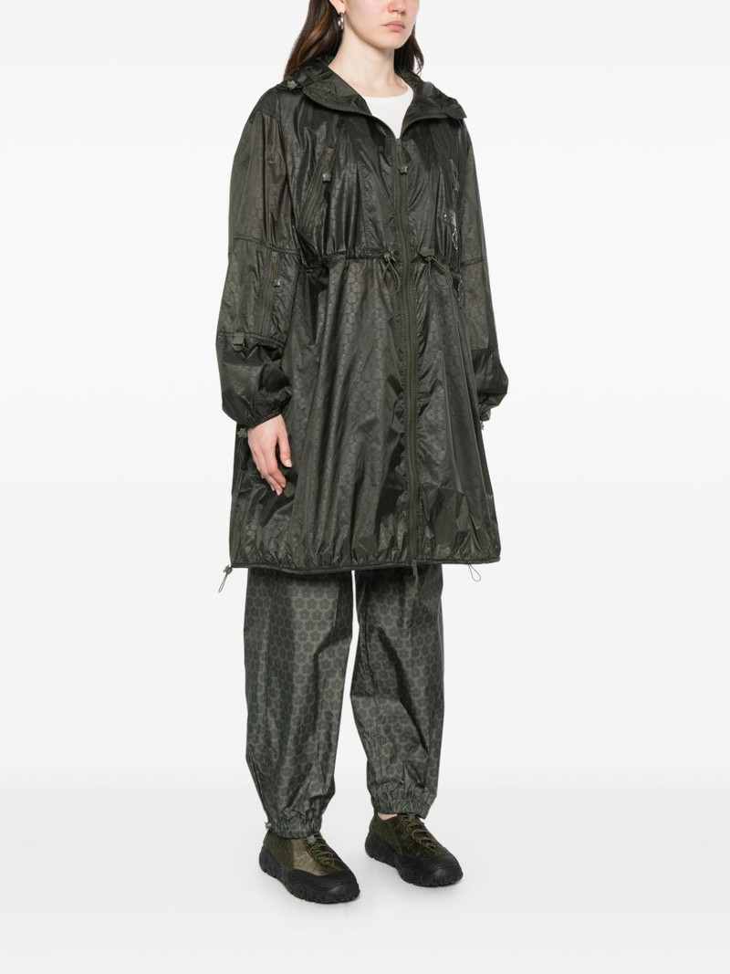 x Cecilie Bahnsen zip-up hooded raincoat 3