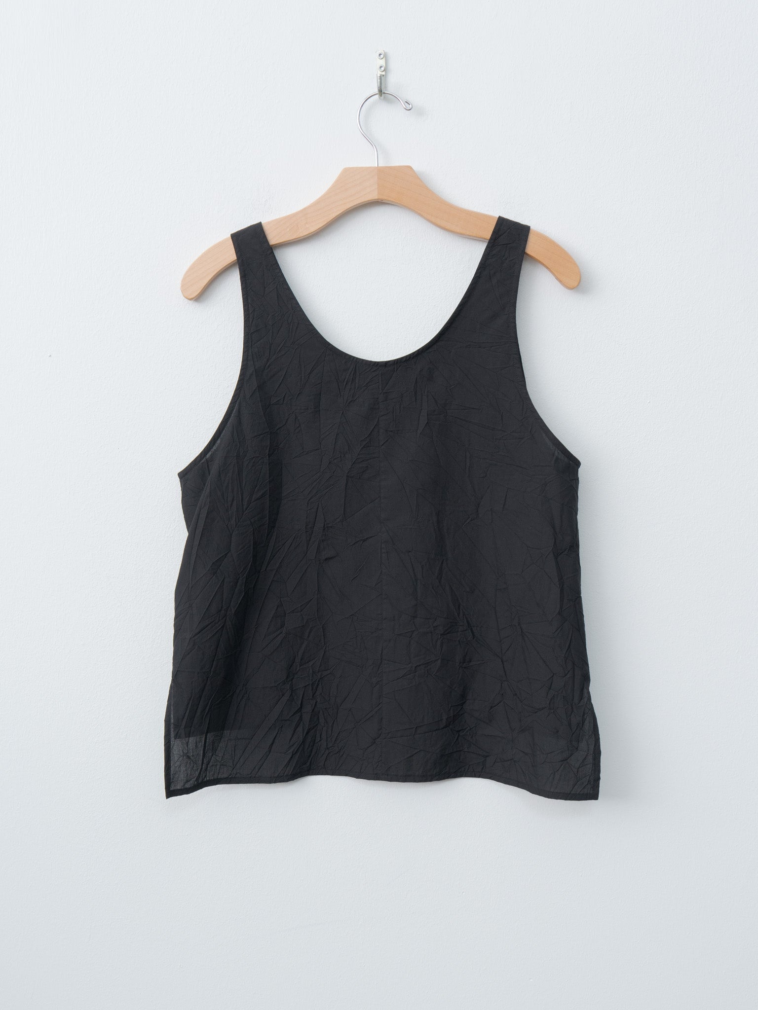 Catch Washer Cotton Tank Top Pullover - Black - 7