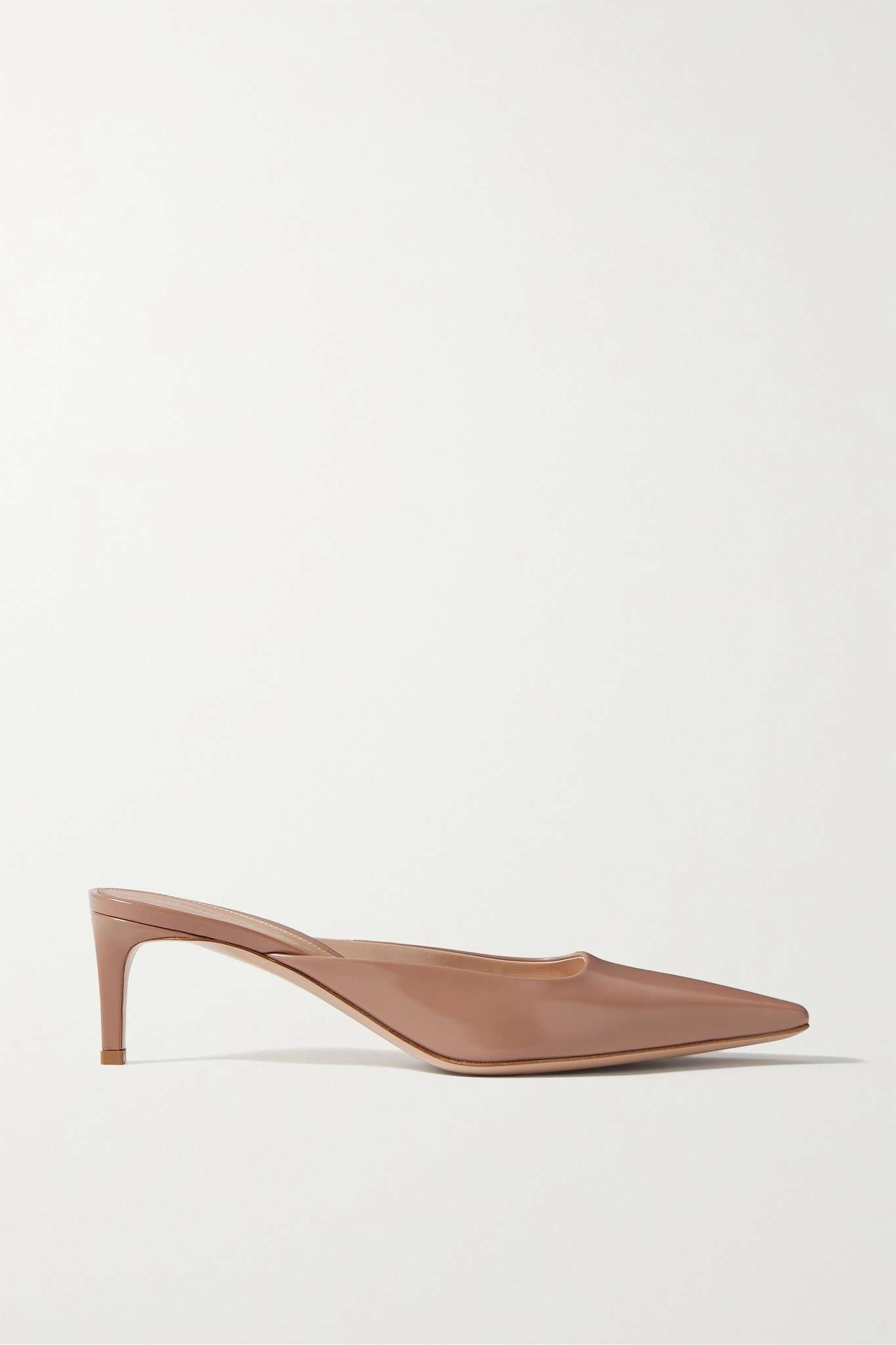サンダル・ミュール Gianvito Rossi SS24 TOKIO PUMP (G95441.95RIC.TOK BLACK) GIANVITO ROSSI Tokio leather sandals | NET-A-PORTER
