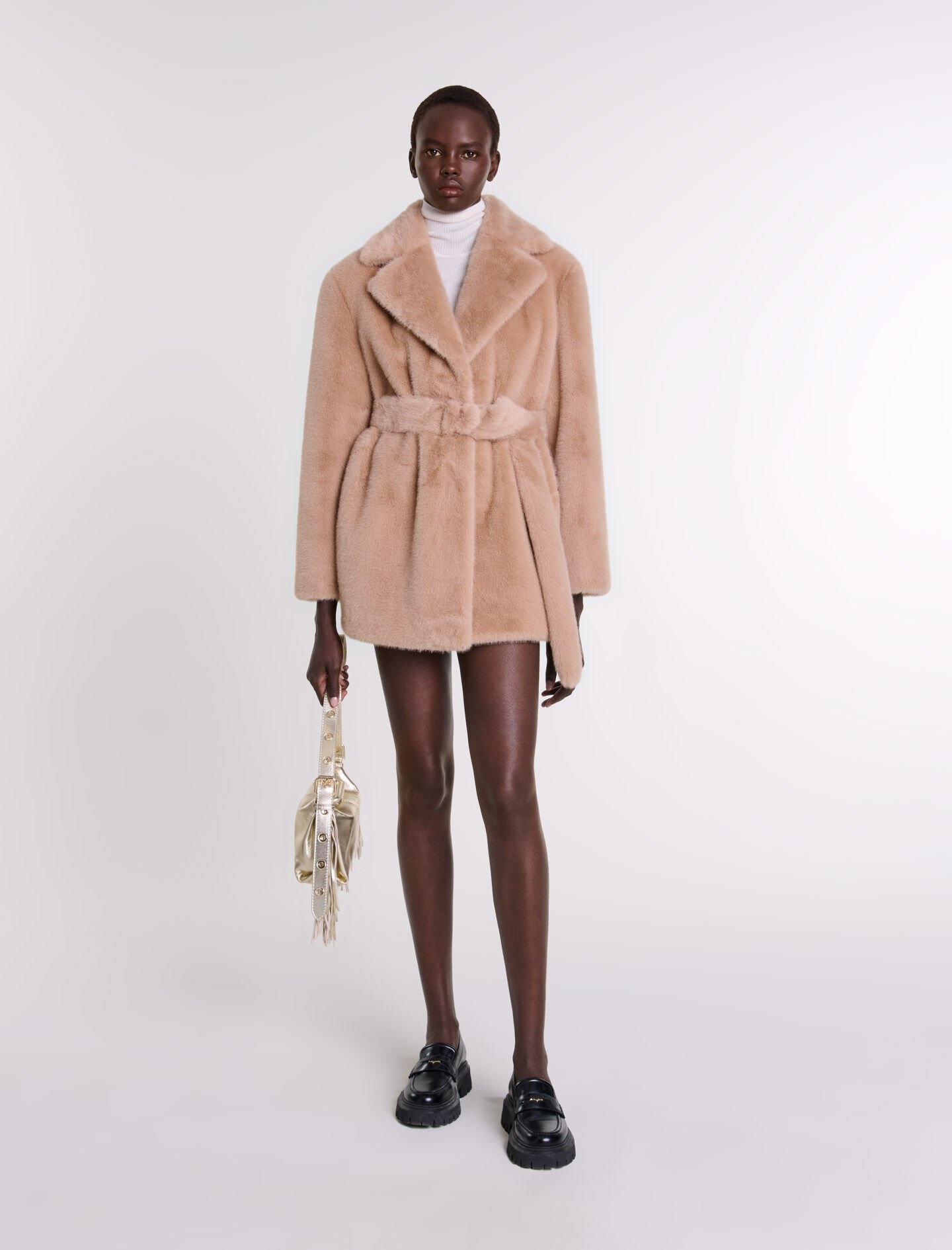 Faux fur coat - 2