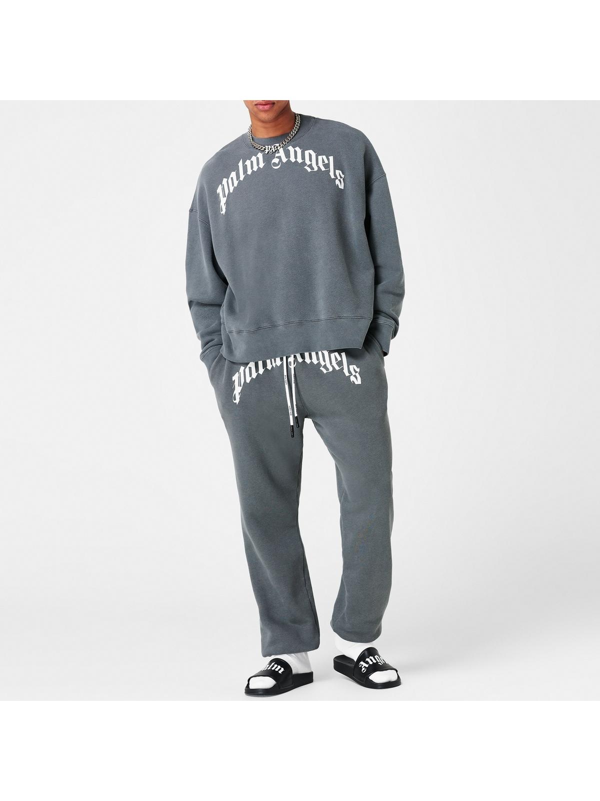 Palm Angels Curved Logo Sweatshirt