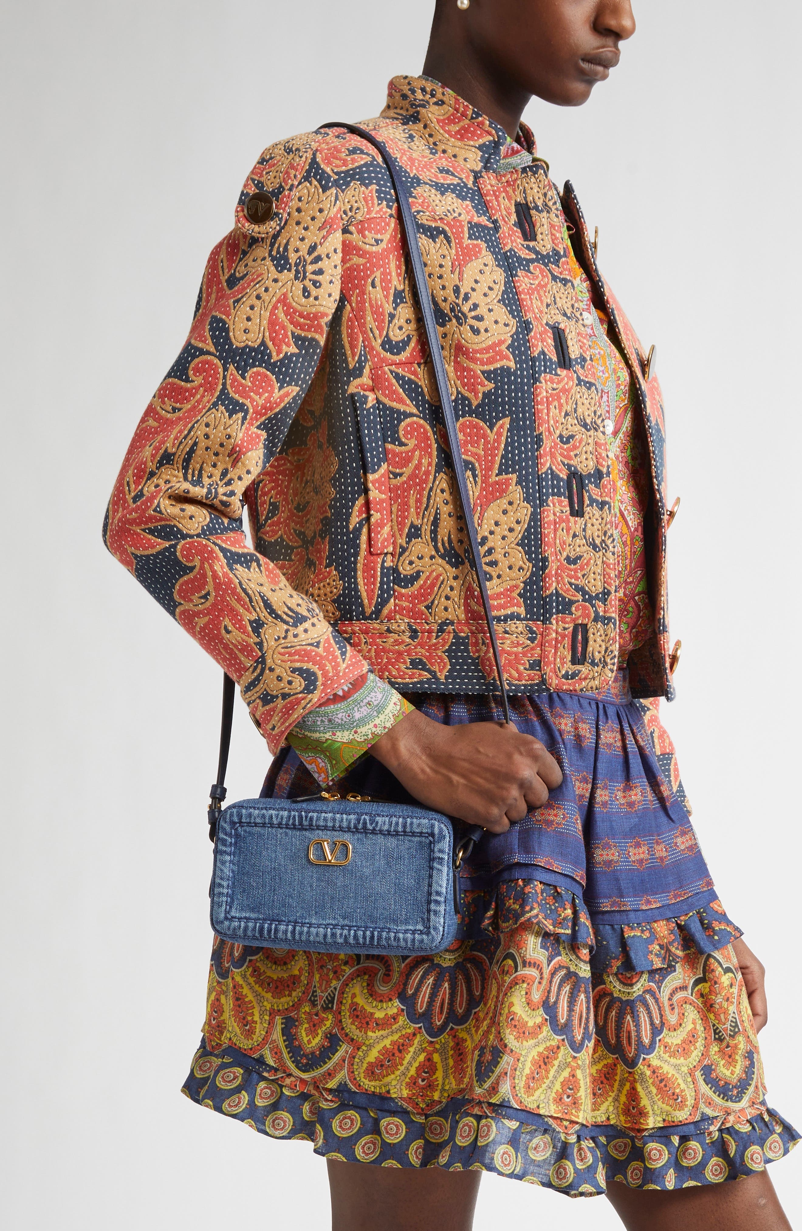 Valentino Garavani Mini Alltime Denim Shoulder Bag at Nordstrom - 2