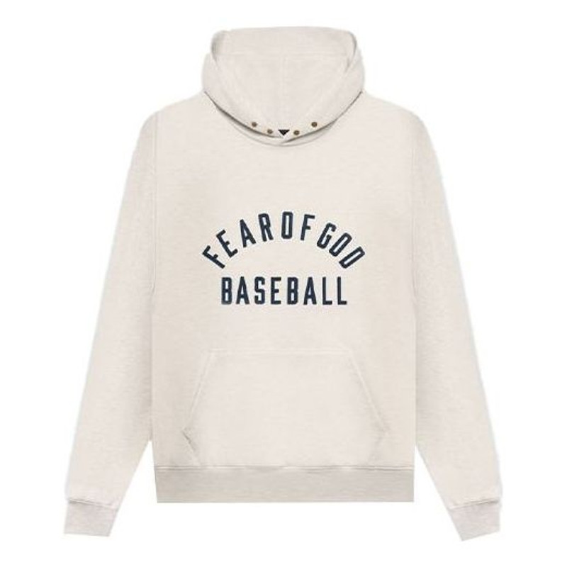 Fear of God Baseball Hoodie 'Cream Heather' FG50-046OFL-101 - 1