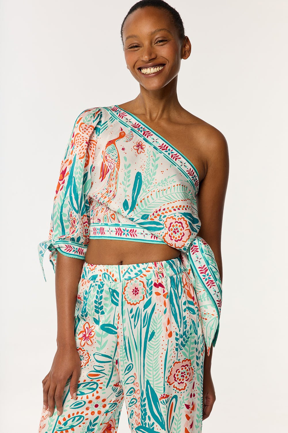 Pant Cecile - Mint Plum - 2