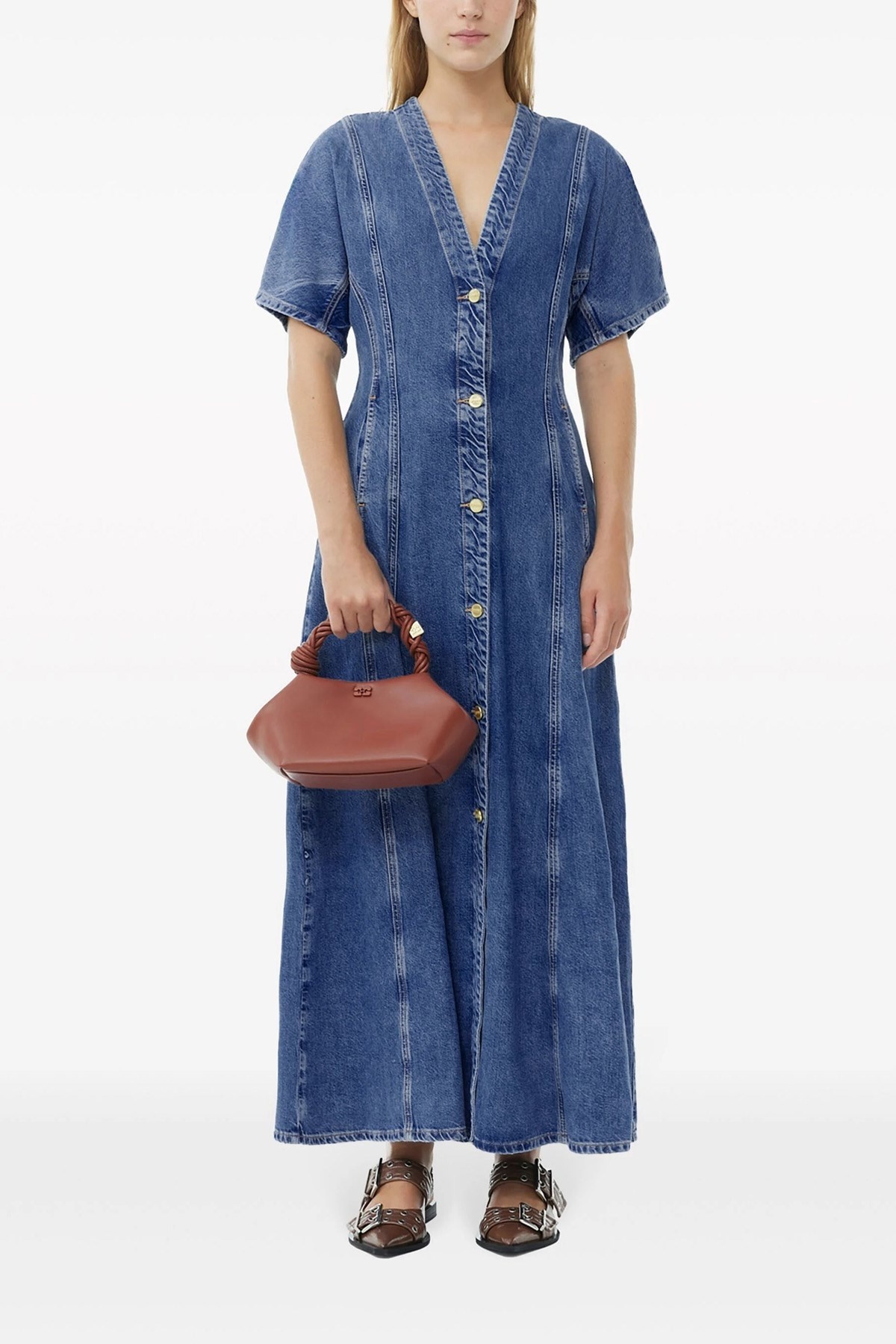 Maxi denim dress - 2