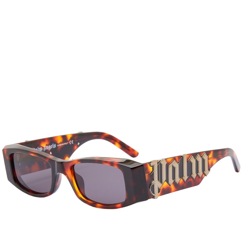 Palm Angels Pa01 Sunglasses Brown A Dark Grey - 1