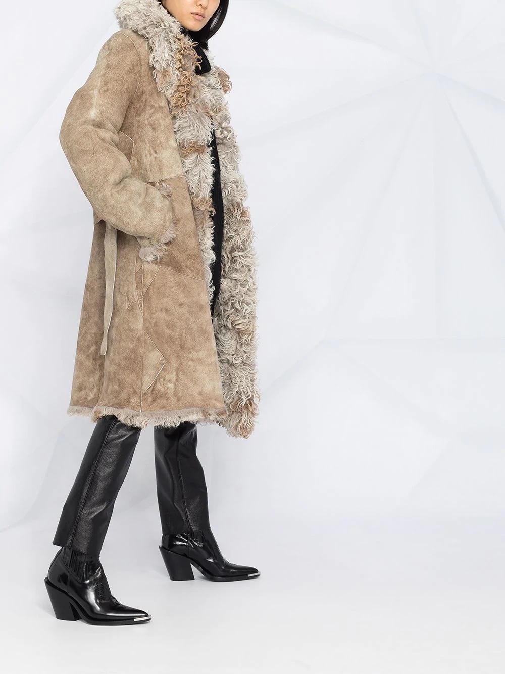 reversible fur coat - 6