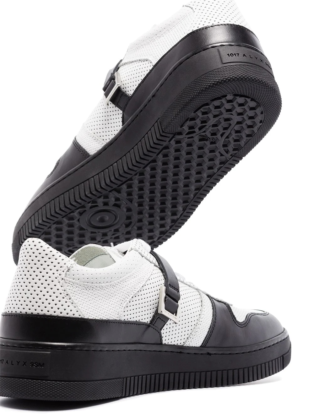 buckle-fastening low-top sneakers - 2