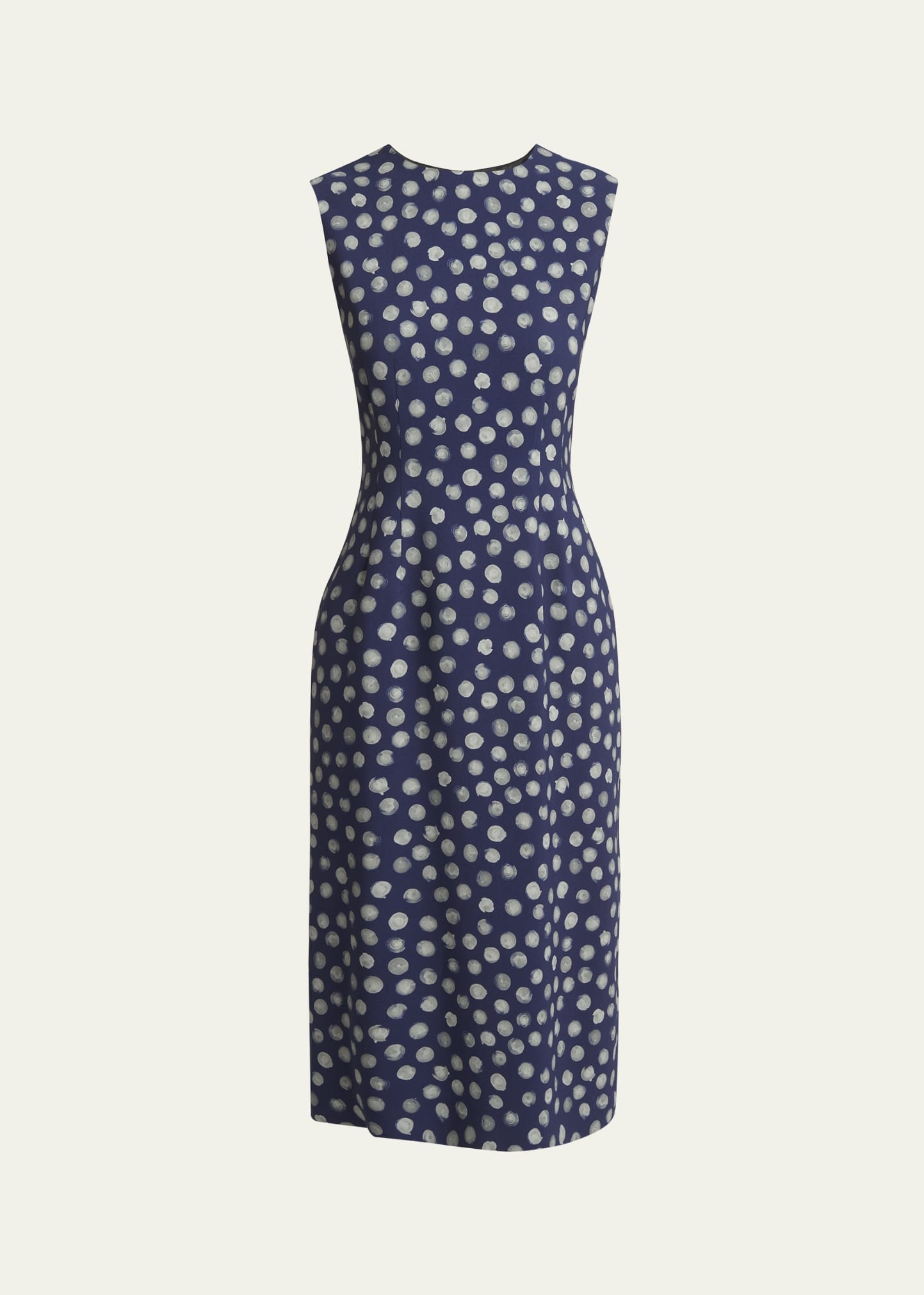 Delavina Printed Midi Dress - 1