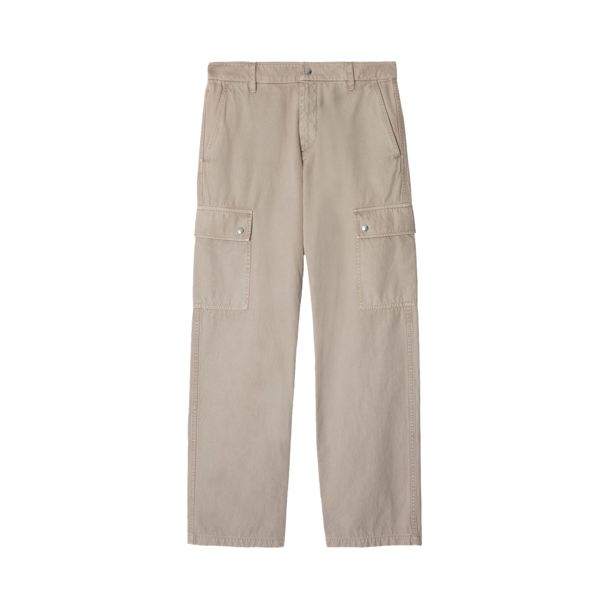 Burberry Gabardine Cargo Trousers 'Heron' - 1