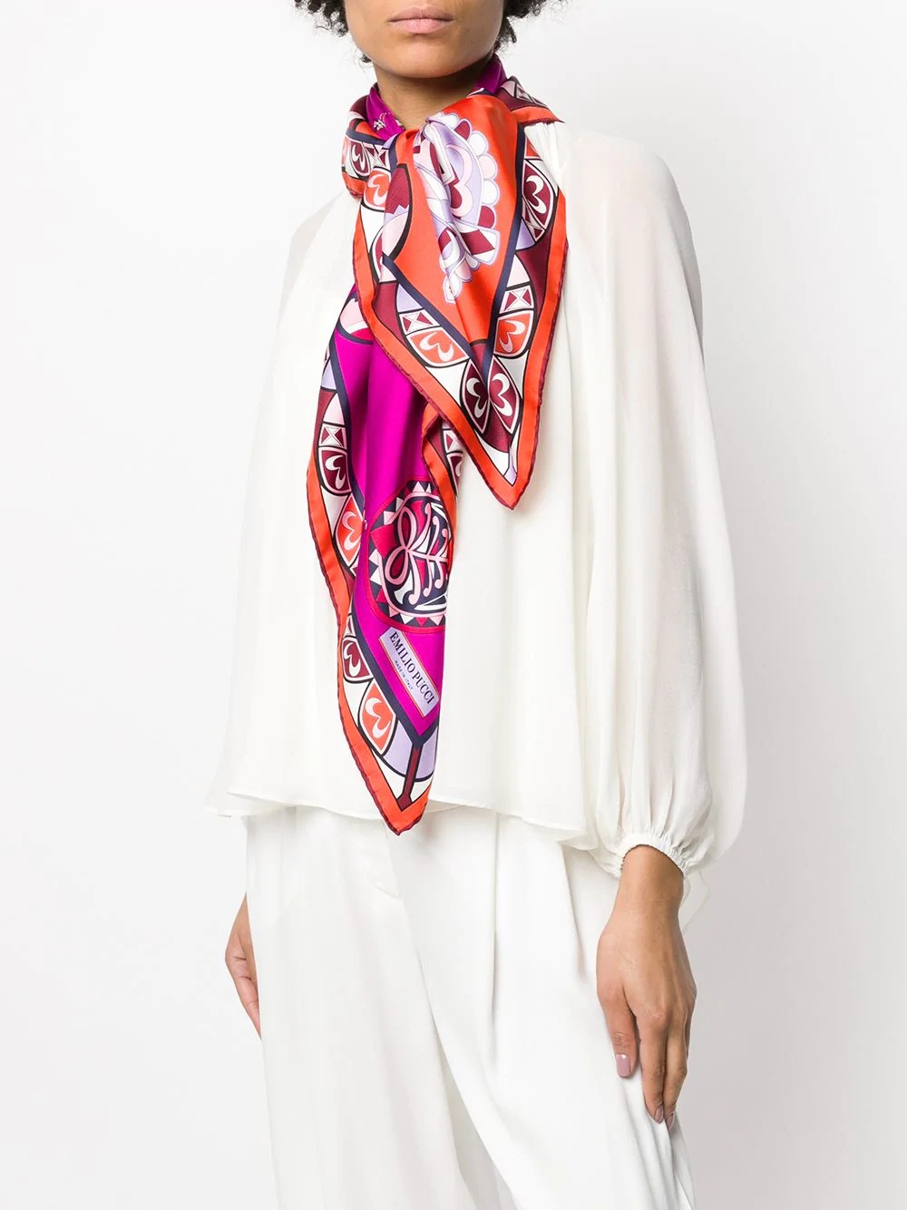 abstract print scarf - 2