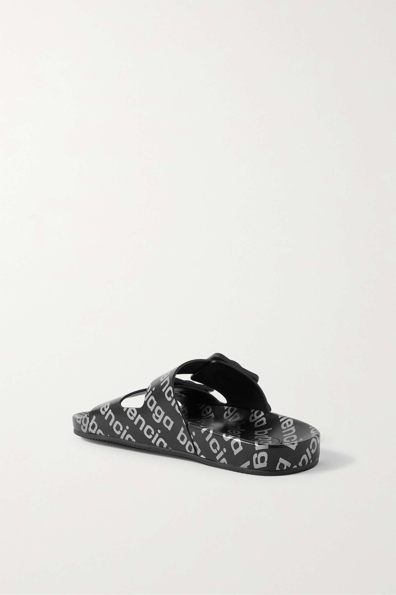 Mallorca printed leather slides - 3