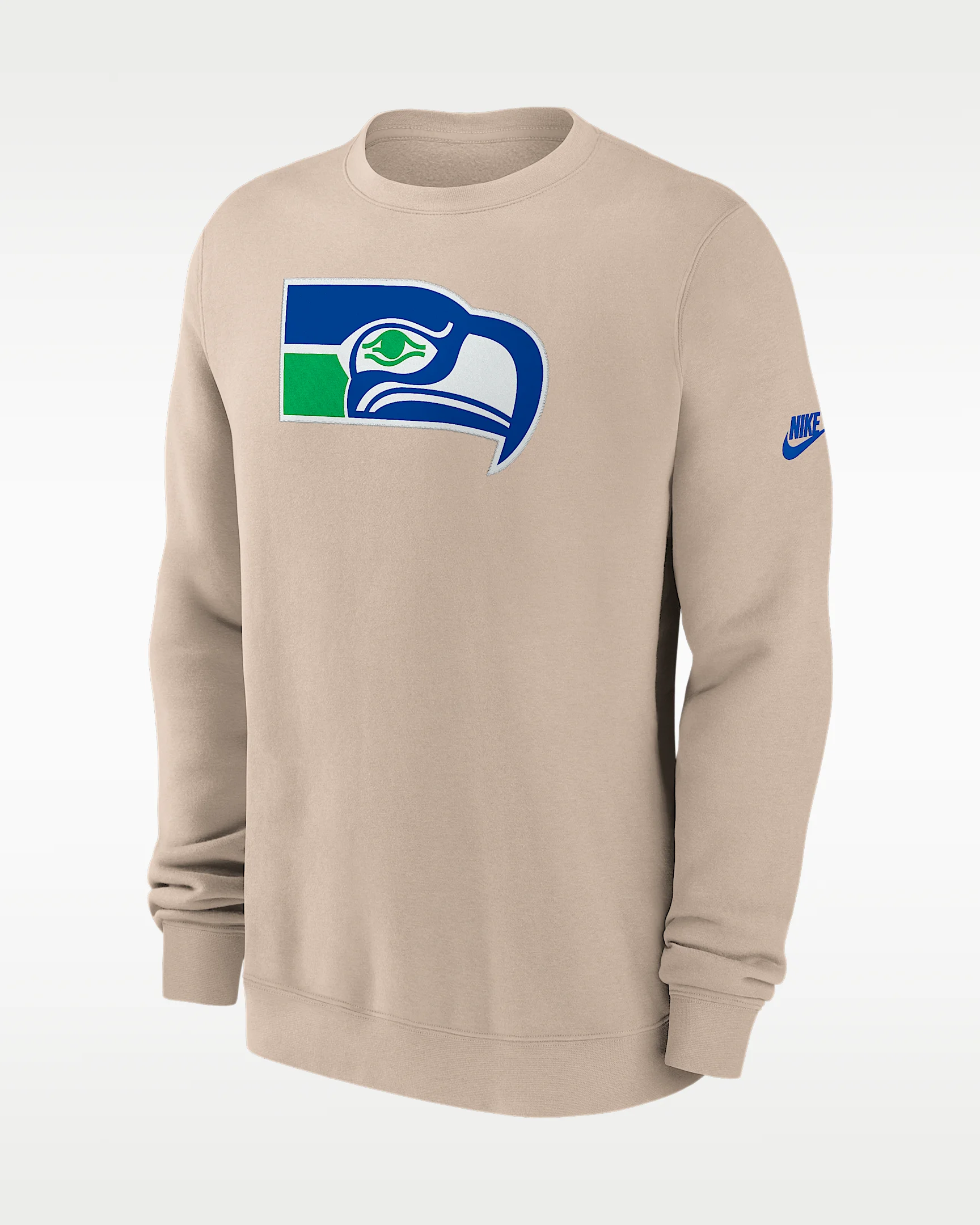 Seattle Seahawks Rewind Club Men's Nike NFL Pullover Crew - 1