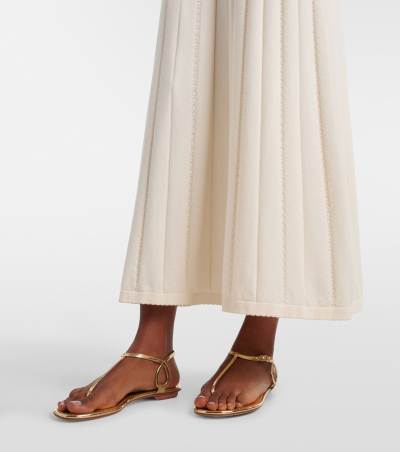 Mieralla pointelle cotton-blend maxi skirt 5
