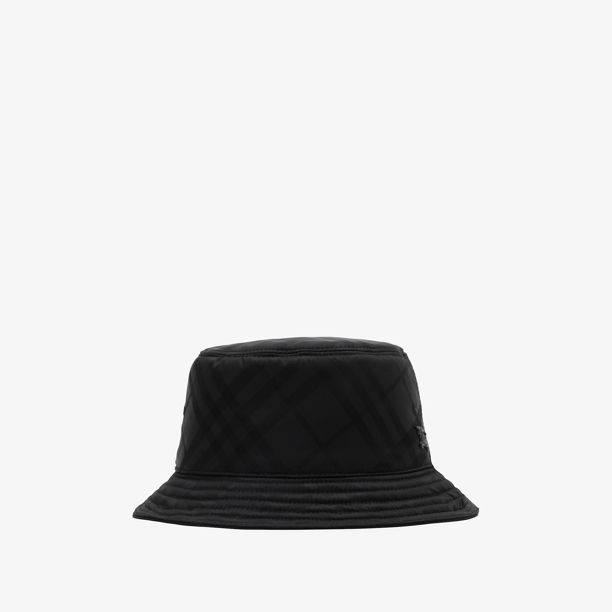 Check Nylon Bucket Hat - 1