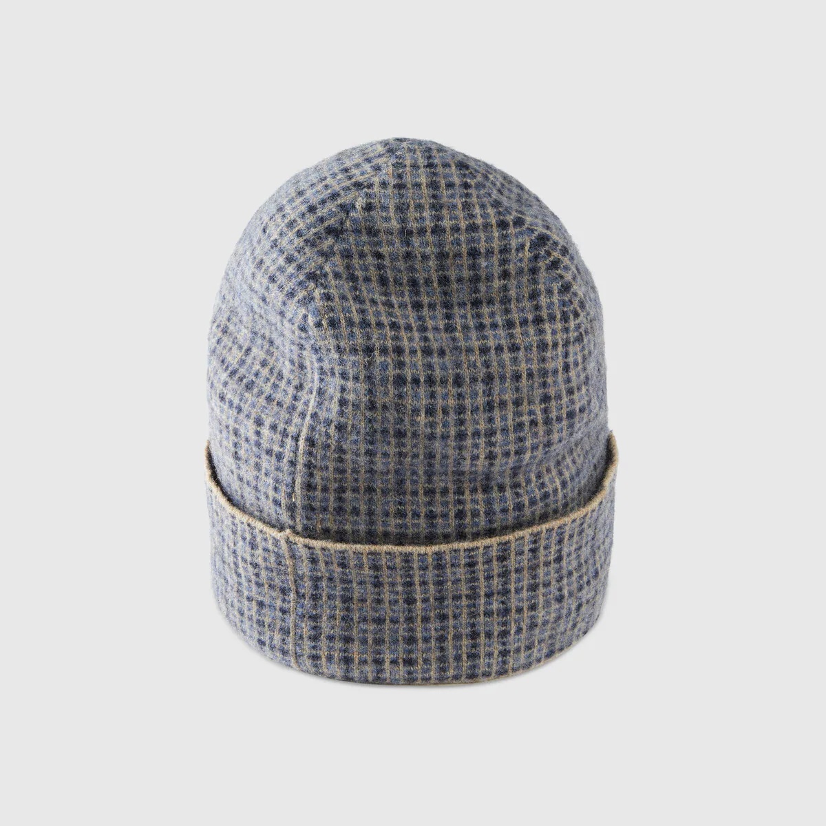 Wool check hat with Gucci - 3