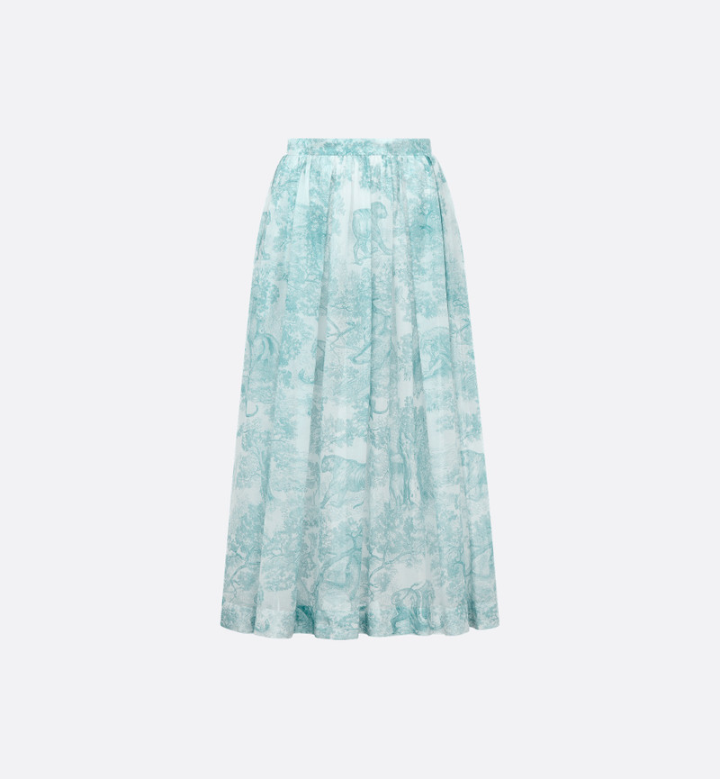 Dioriviera Mid-Length Flared Skirt 1